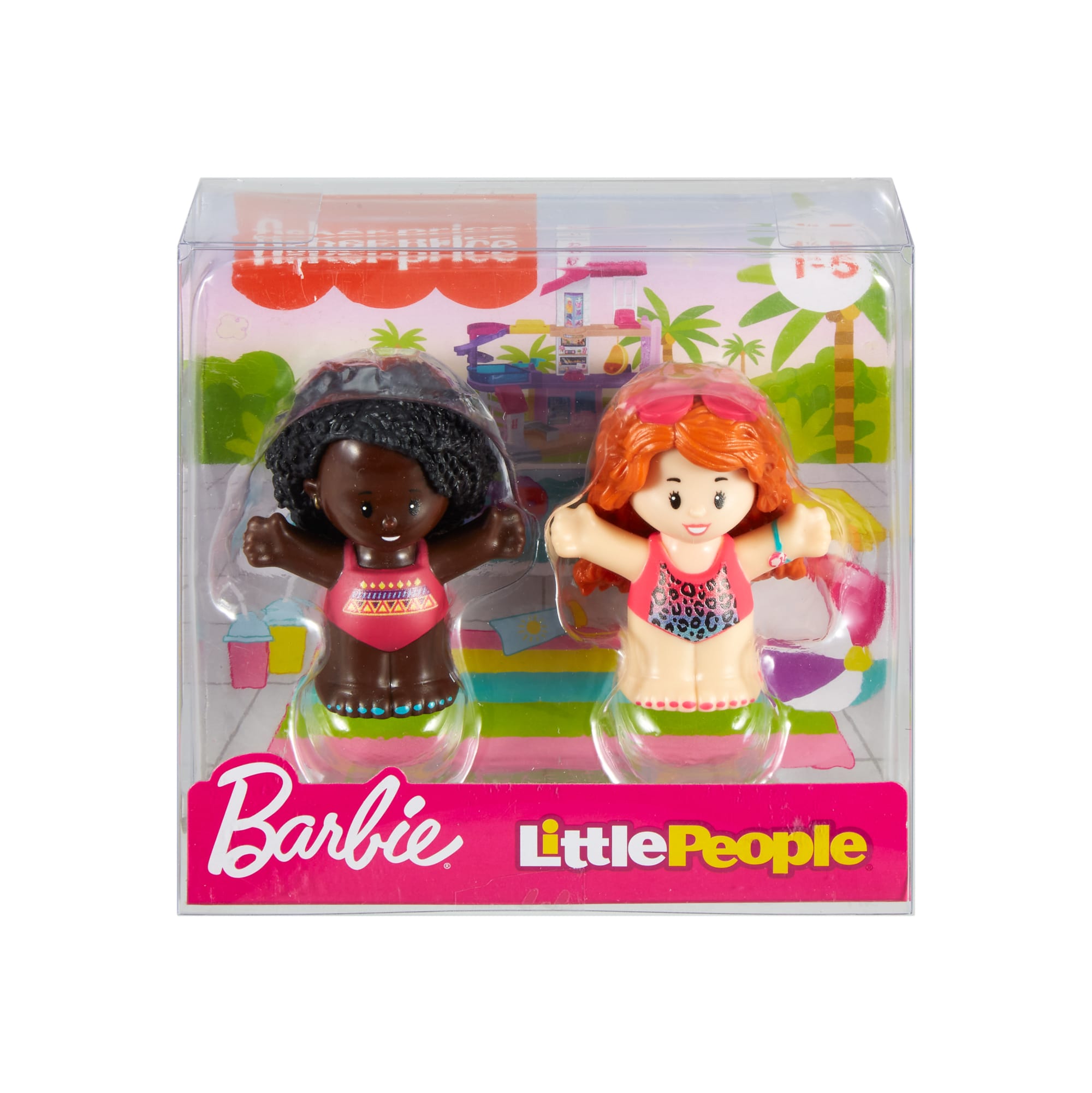 Fisher-Price Little People Barbie Swimming Figure Pack. 2 Characters For Toddlers - Image 5