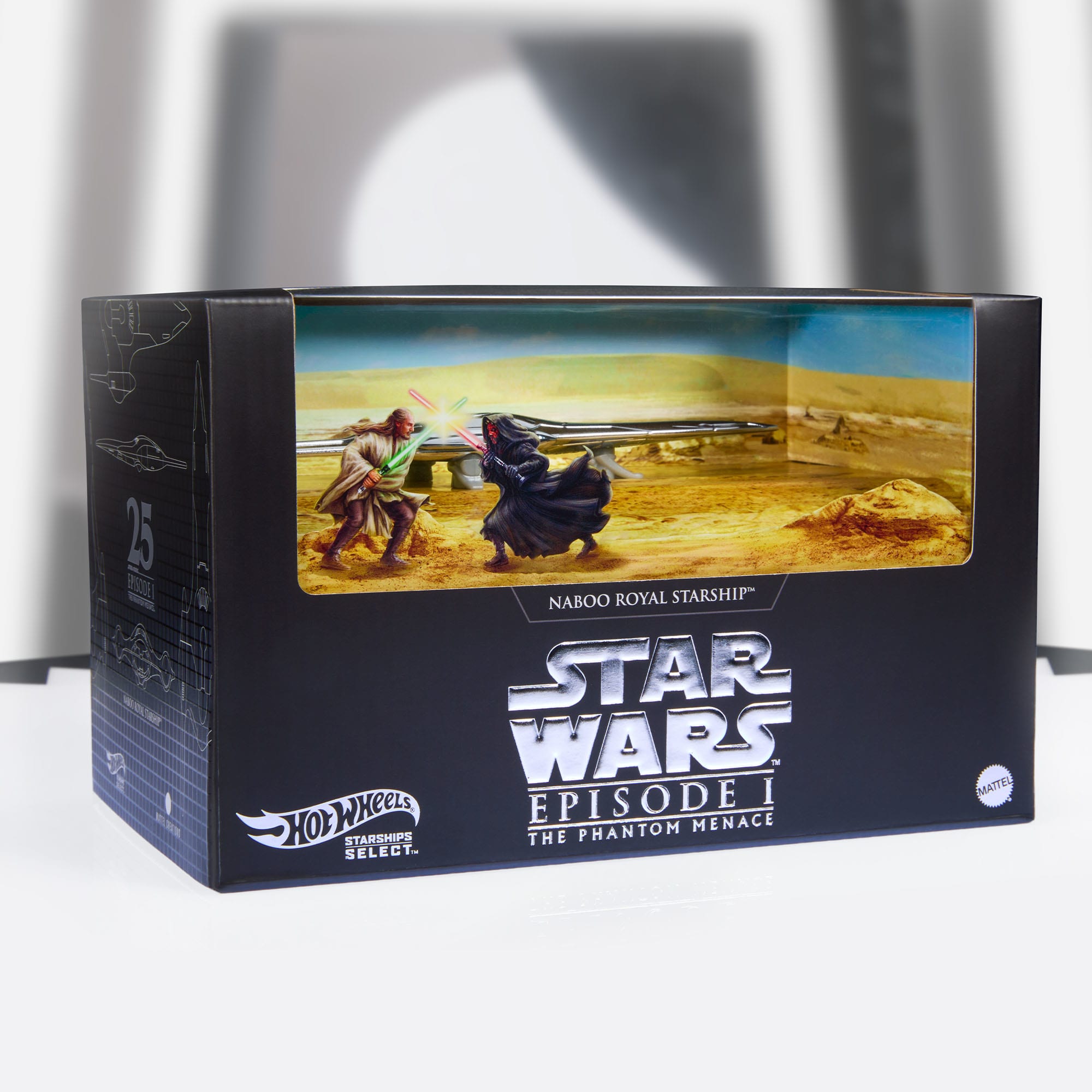 Hot Wheels STAR WARS Starships Select Royal Naboo Starship - Image 3