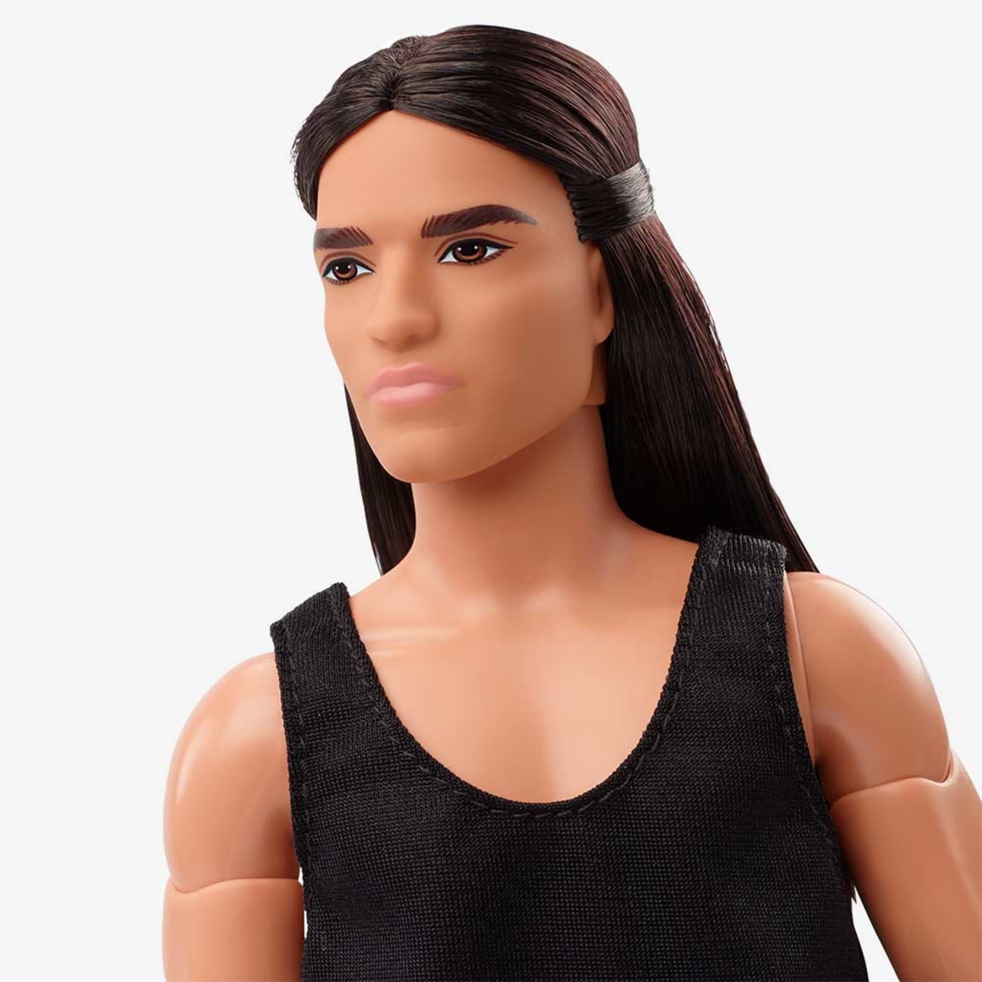 Barbie Looks Doll (Ken Doll Long Brunette Hair) - Image 4