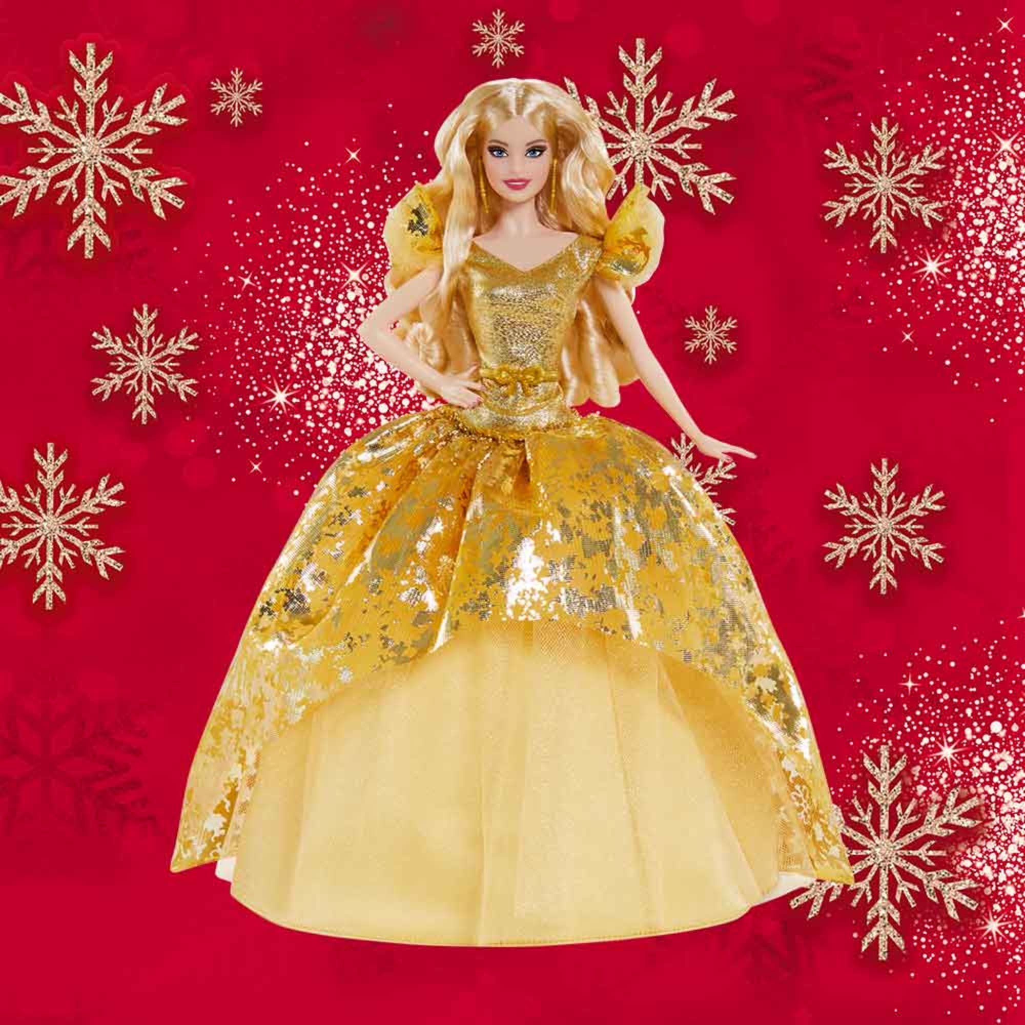 2020 Holiday Barbie Doll. Blonde Long Hair - Image 2