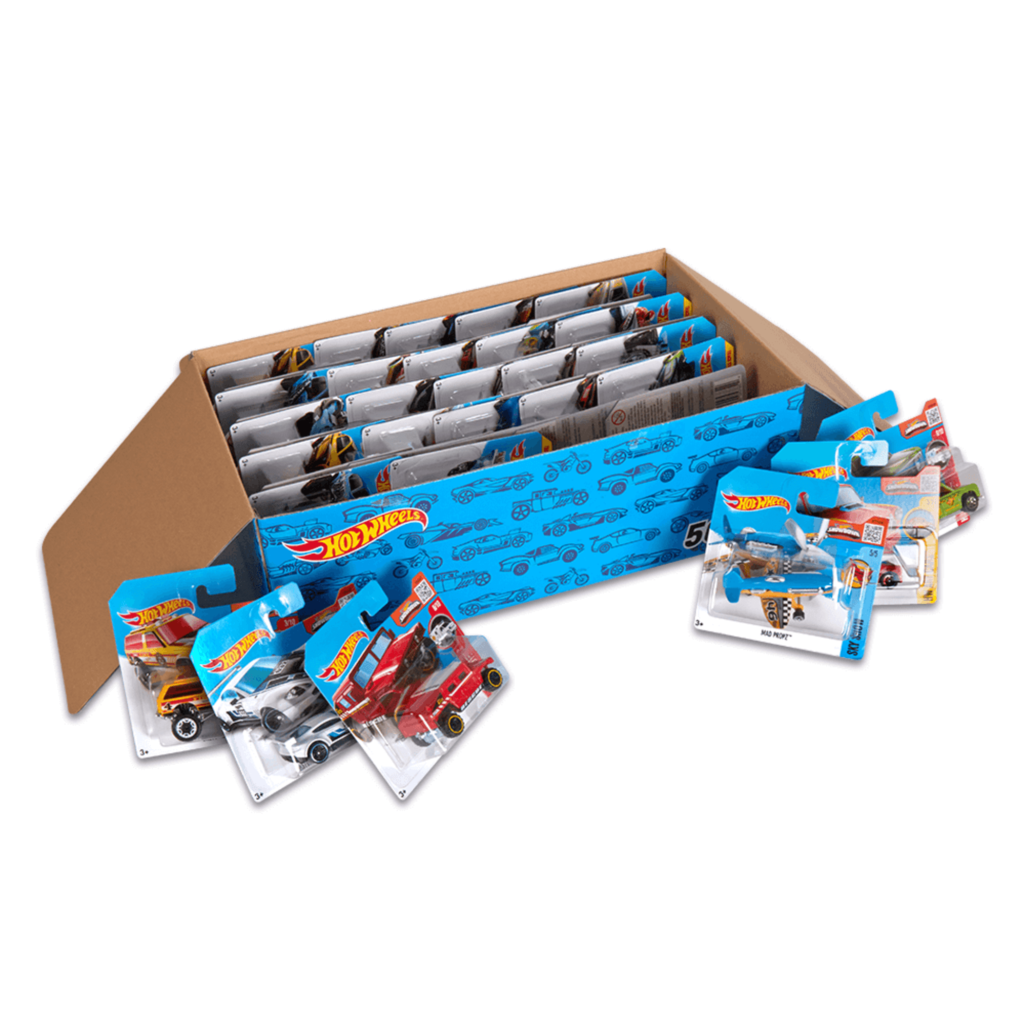 Hot Wheels Mainline 100-Car Case Pack - Image 2