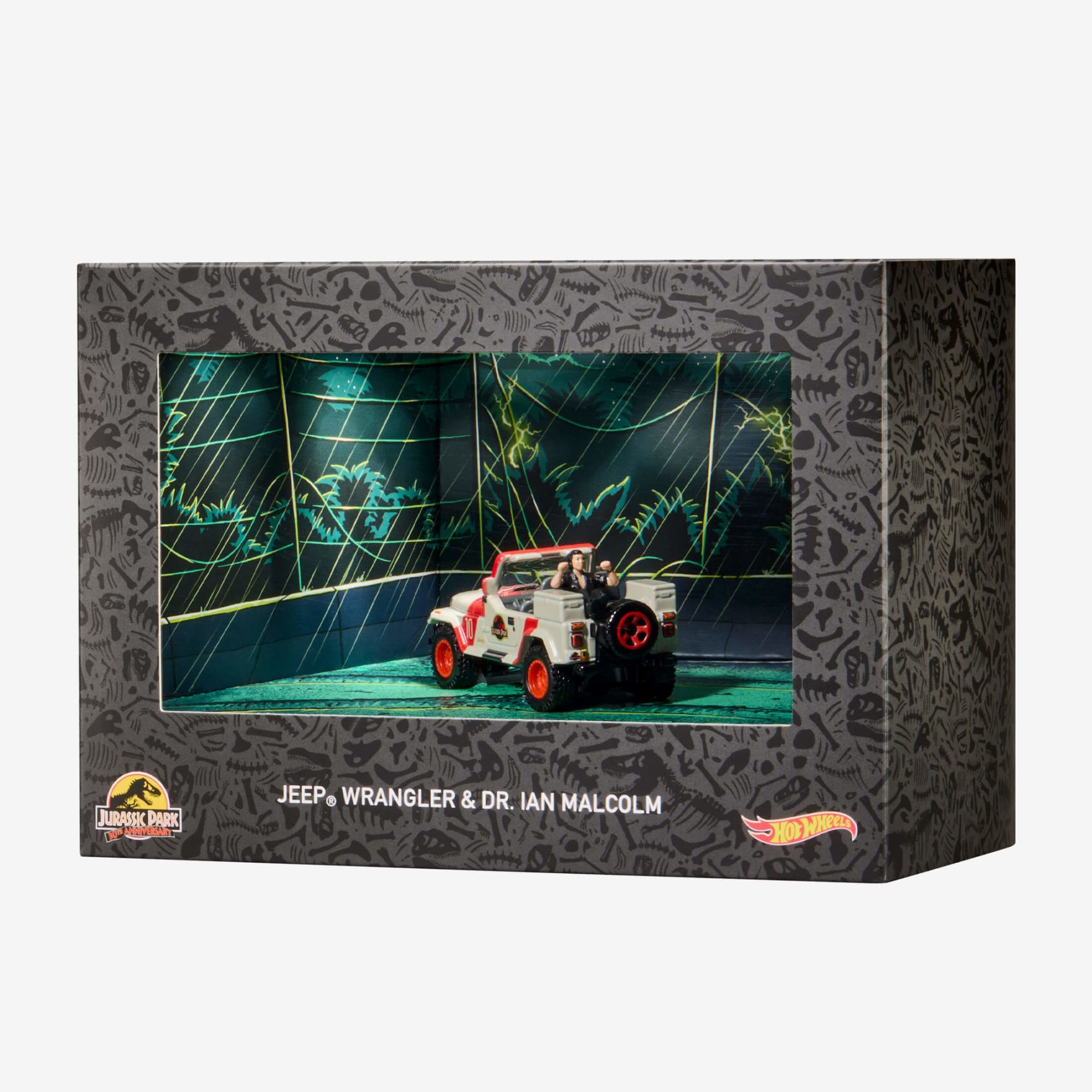 Hot Wheels Jurassic Park Jeep Wrangler & Dr. Ian Malcolm - Image 3