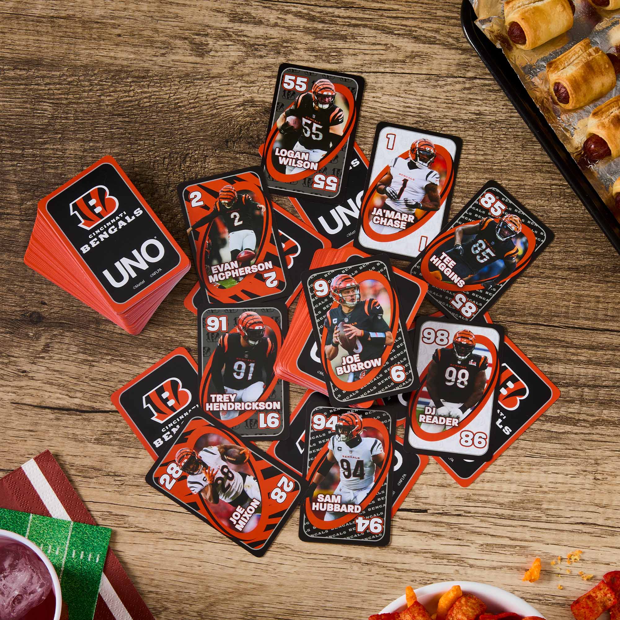 UNO Fandom NFL Cincinnati Bengals Game Deck - Image 5