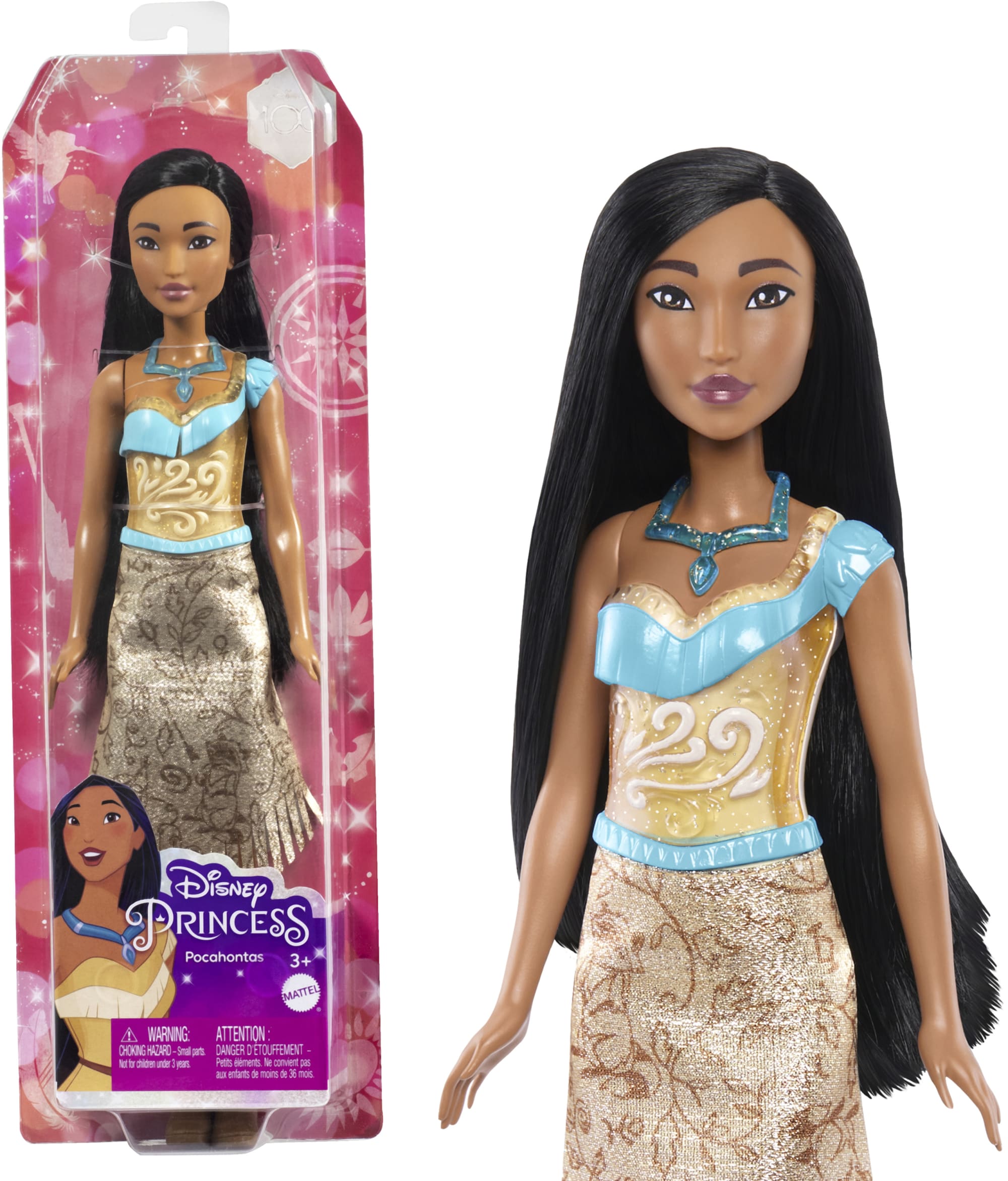 Disney Princess Toys. Pocahontas Fashion Doll And Accessories