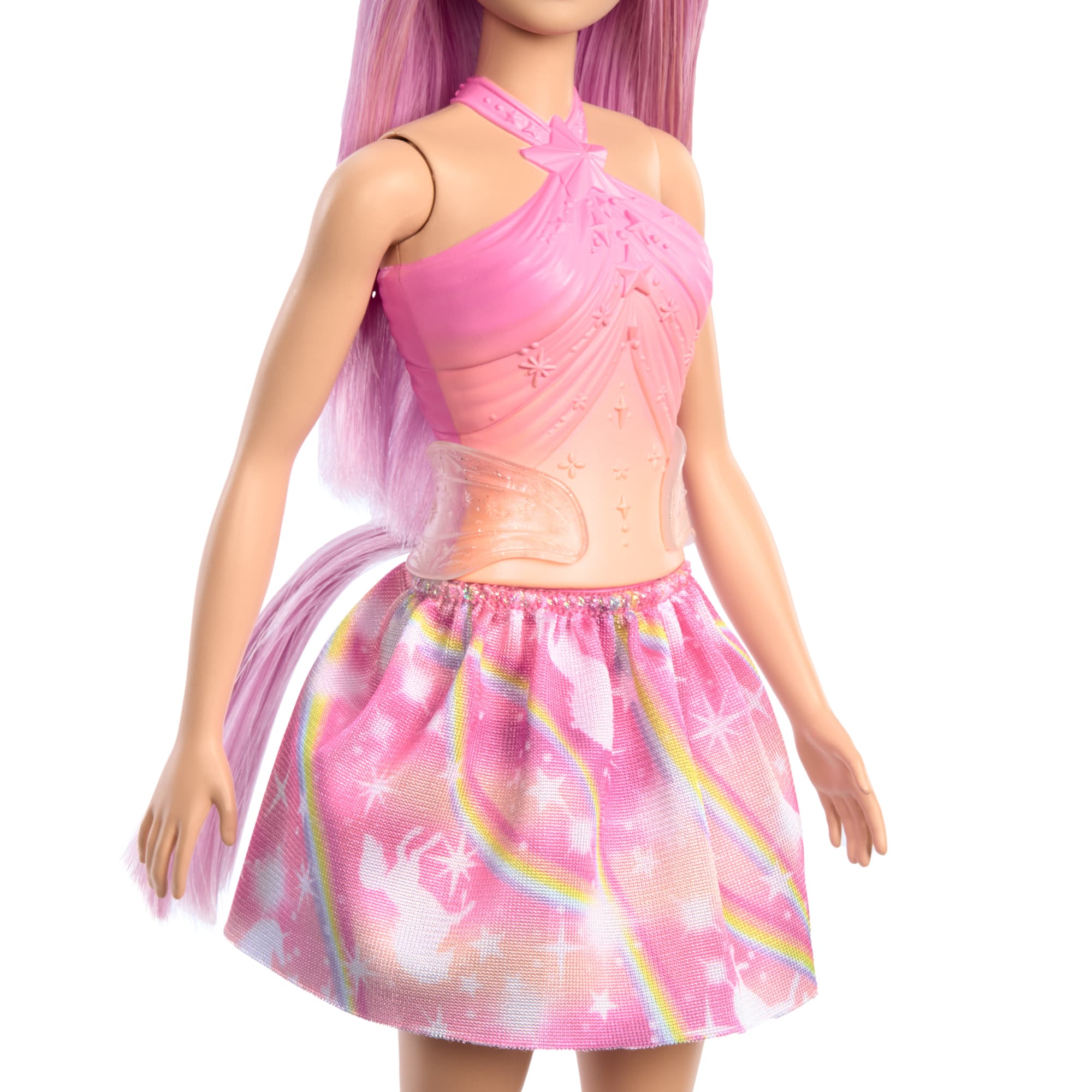 Barbie Fantasía Muñeca Unicornio Falda de Ensueño Rosa - Image 5