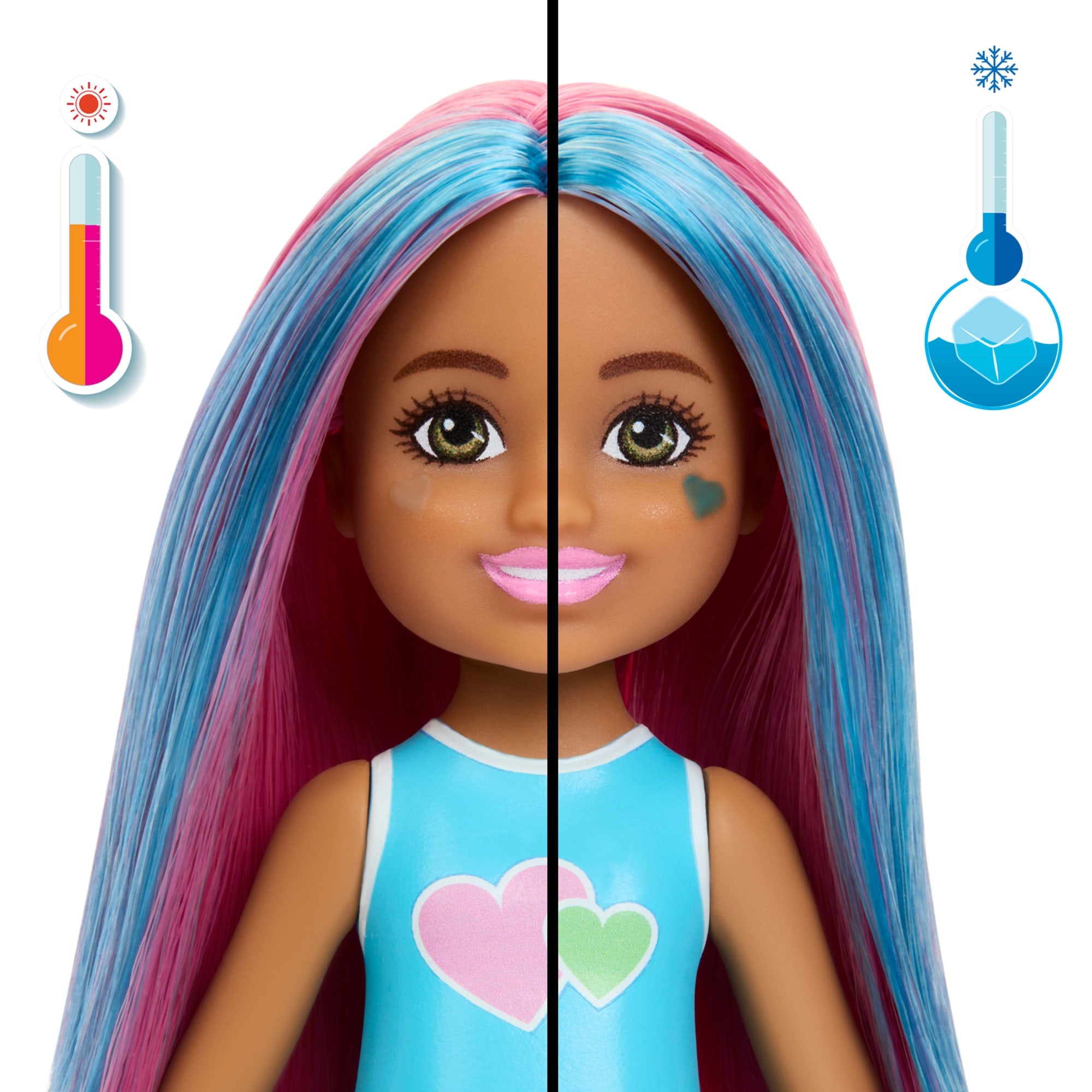 Barbie Pop Reveal Chelsea Série Frappés Poupée. 5Surprises - Image 4