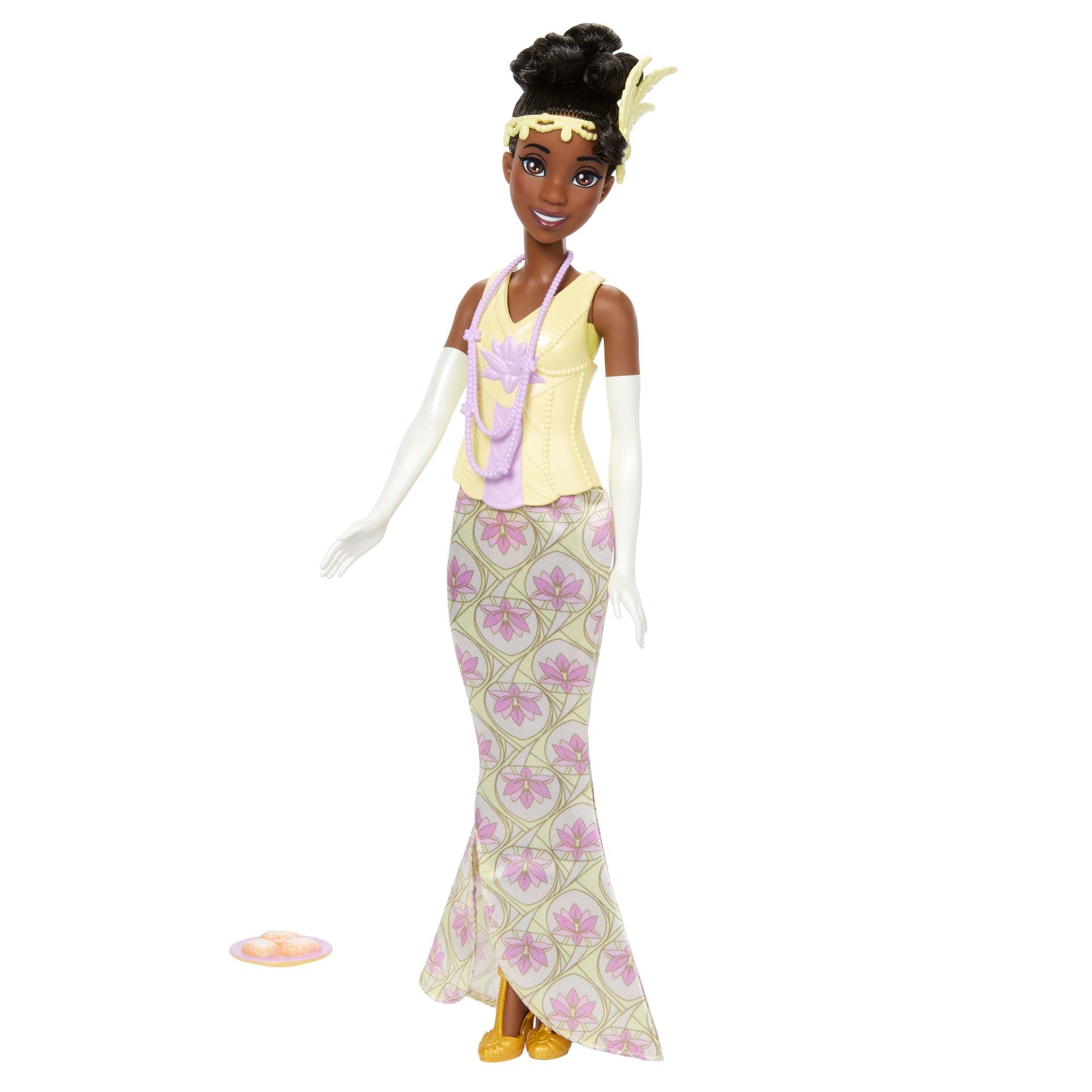 Princesses Disney Poupée Mode Histoires de Tiana 2-en-1 - Image 4