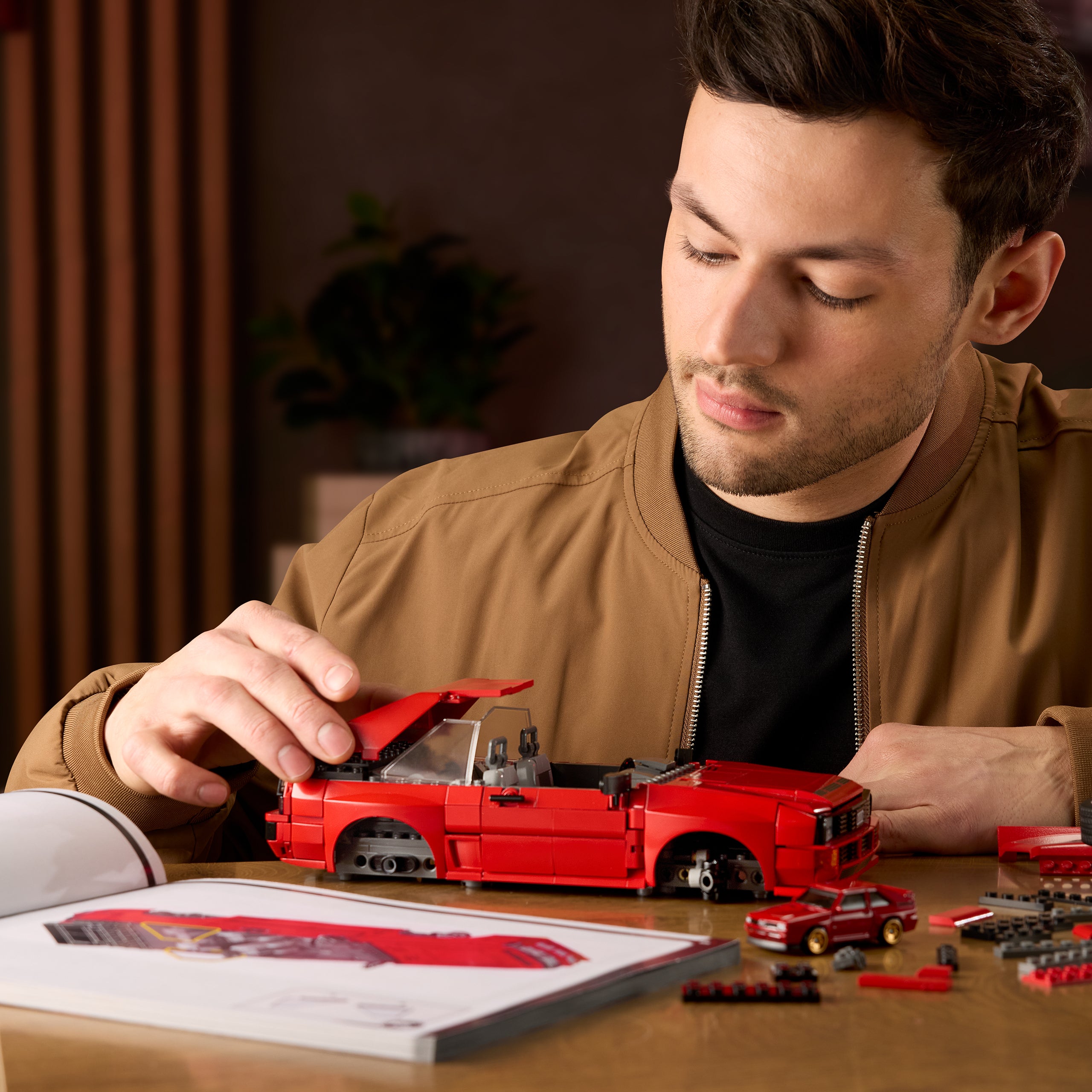 Mattel Brick Shop Hot Wheels '84 Audi Sport Quattro Building Toy Kit - Image 2