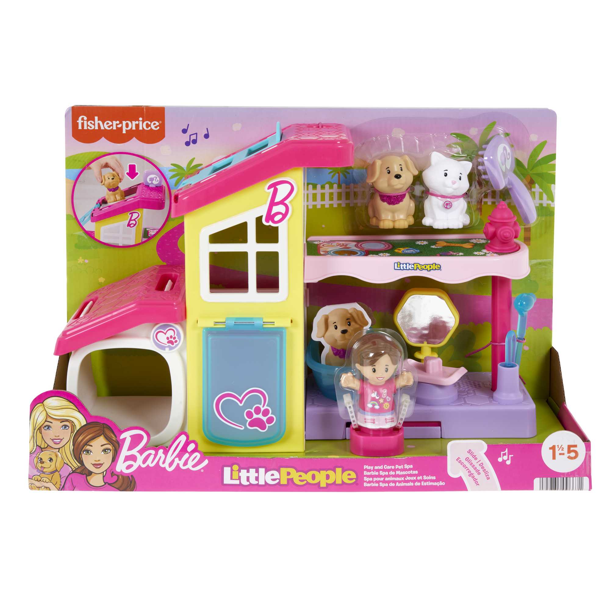 Little People Barbie Le Salon de Toilettage. Musique. Sons. 4 Élém. - Image 6