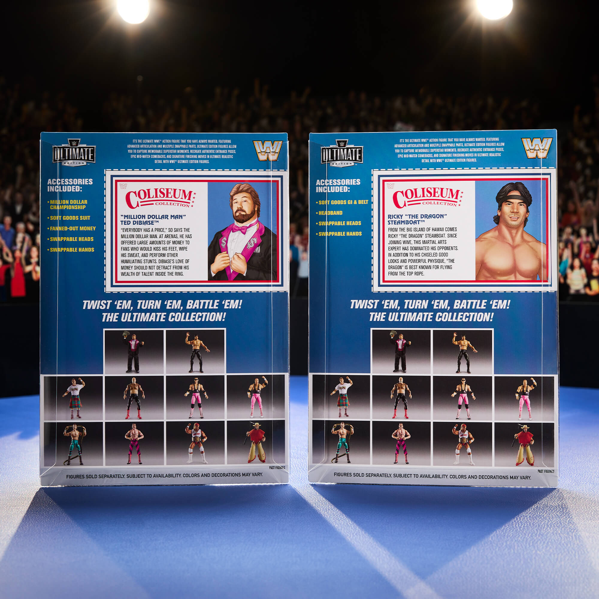 WWE Ultimate Edition Coliseum Collection Million Dollar Man Ted DiBiase and Ricky The Dragon Steamboat 2-Pack - Image 13