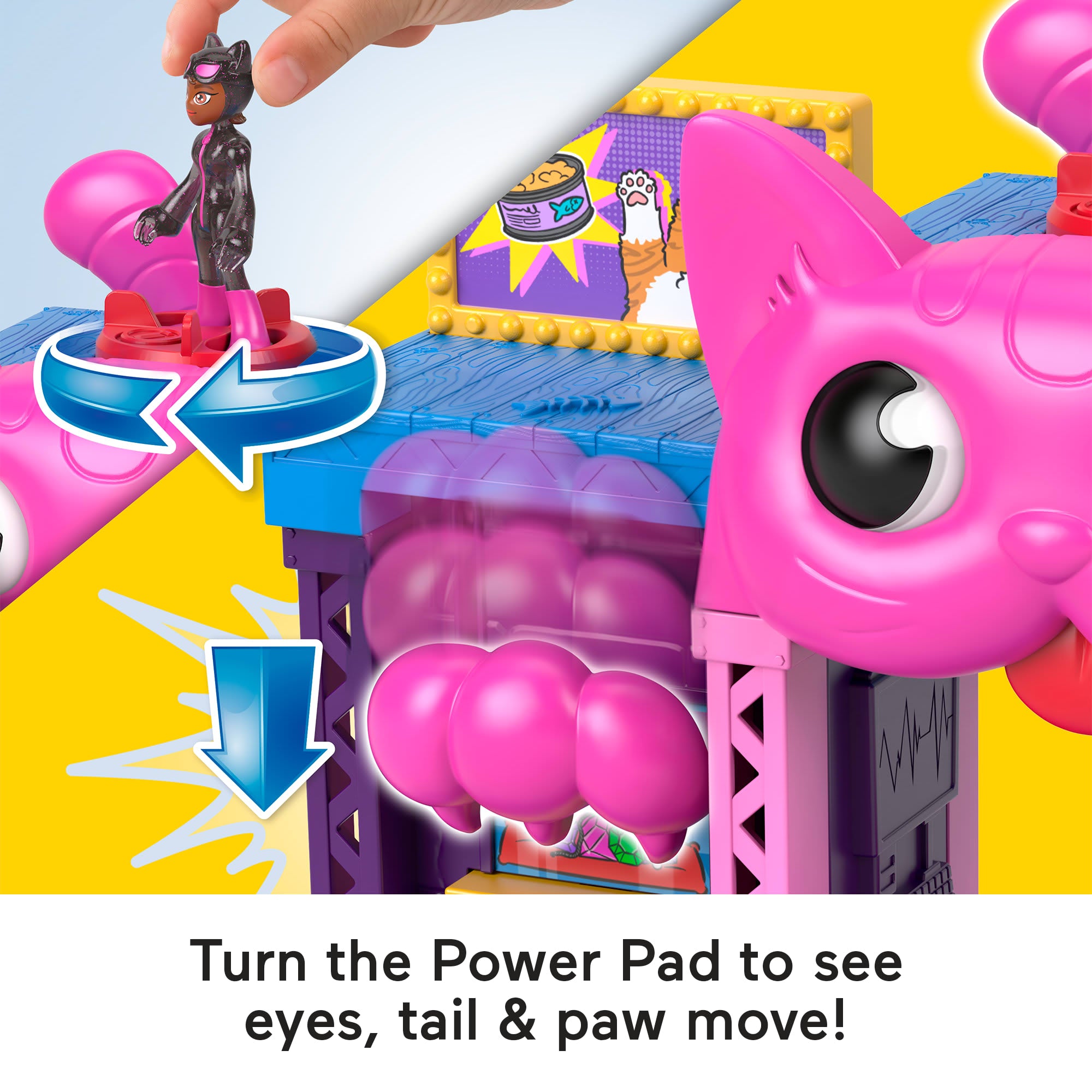 Imaginext DC Super Friends Catwoman Playhouse Playset With Figure & Accessories For Kids - Image 3