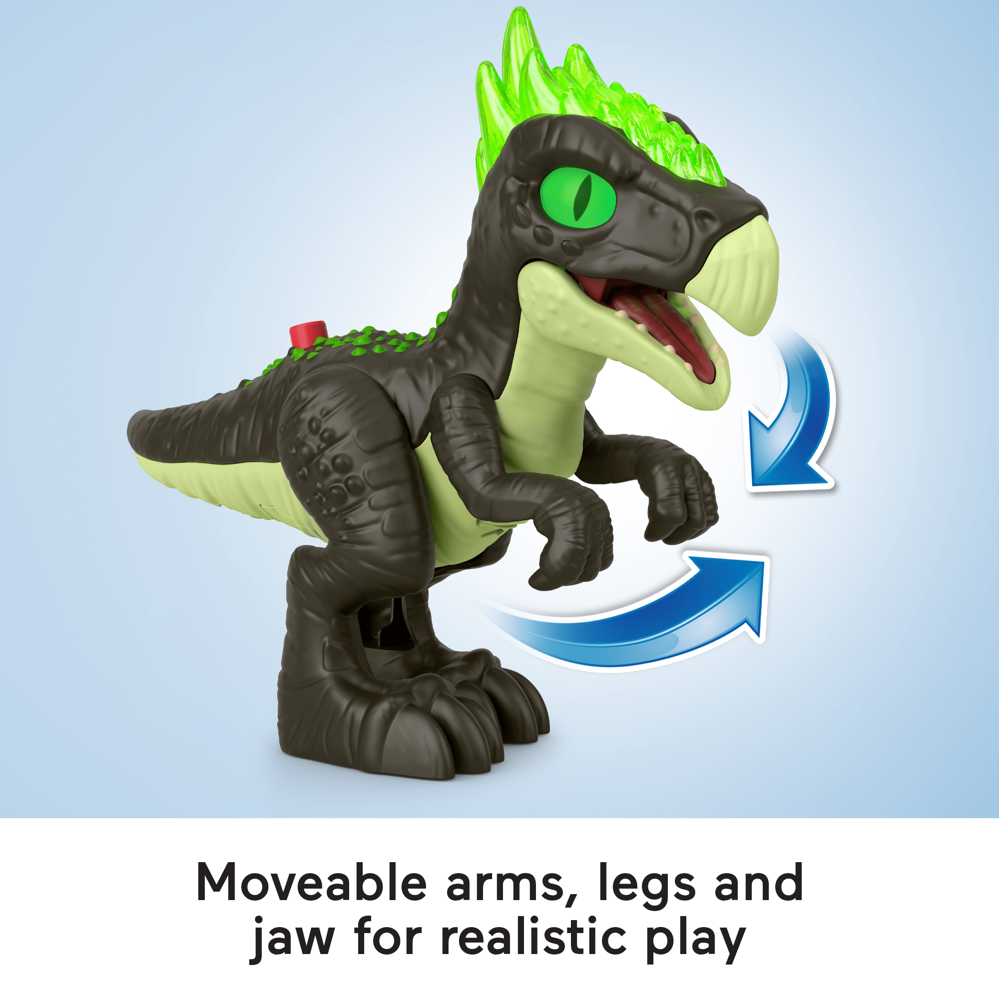 Imaginext Jurassic World Deluxe Dracorex XL 10-Inch Poseable Dinosaur Toy With Lights & Sounds - Image 4