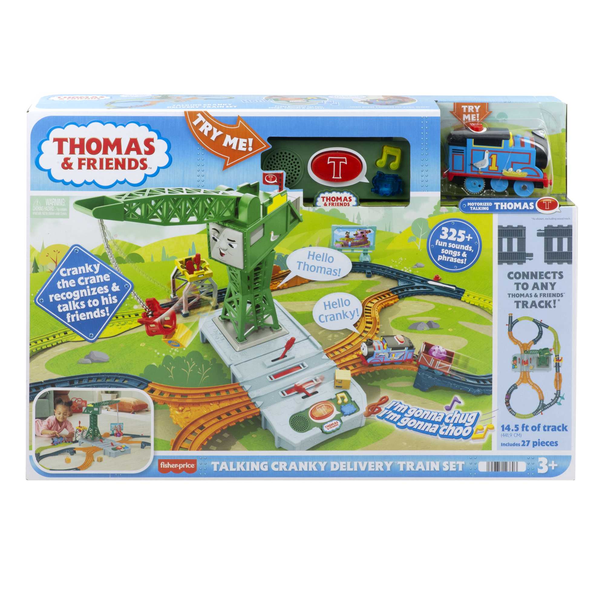 Thomas & Friends Talking Cranky Delivery Train Set With Songs Sounds & Phrases For Kids - Image 6