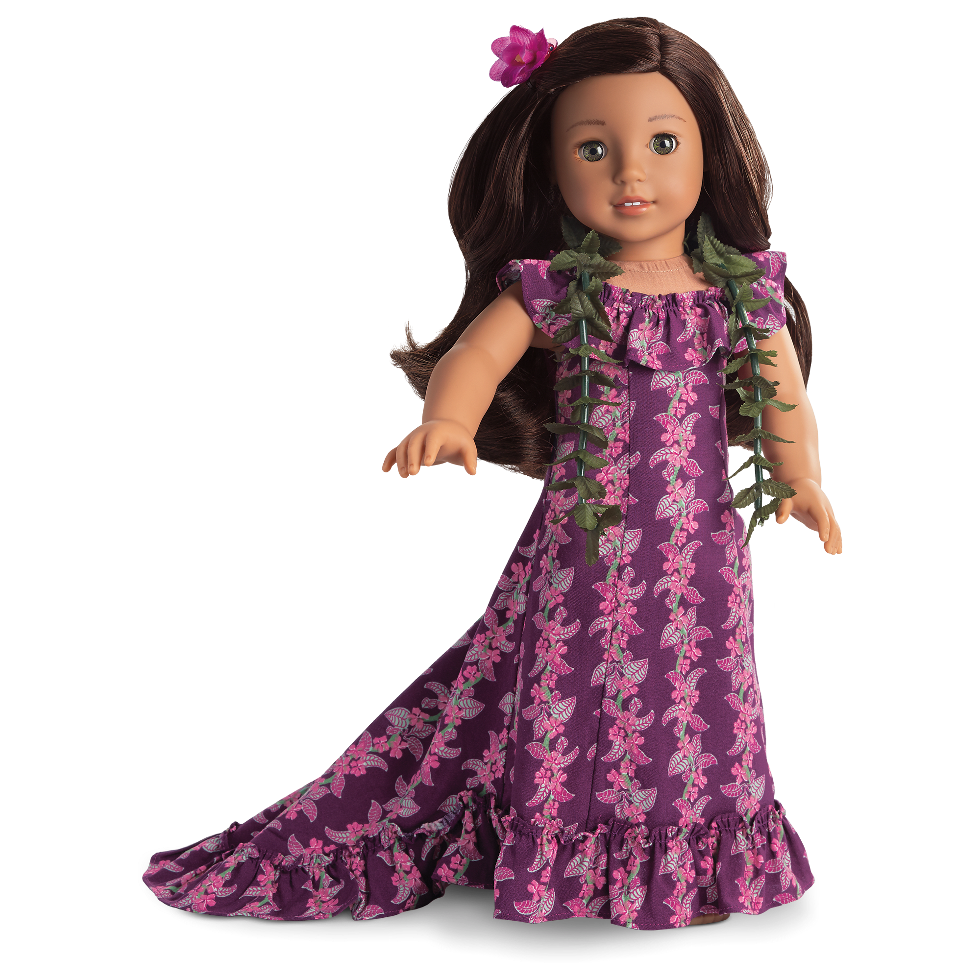 Nanea's Holoku Dress for 18-inch Dolls (Historical Characters) - Image 2