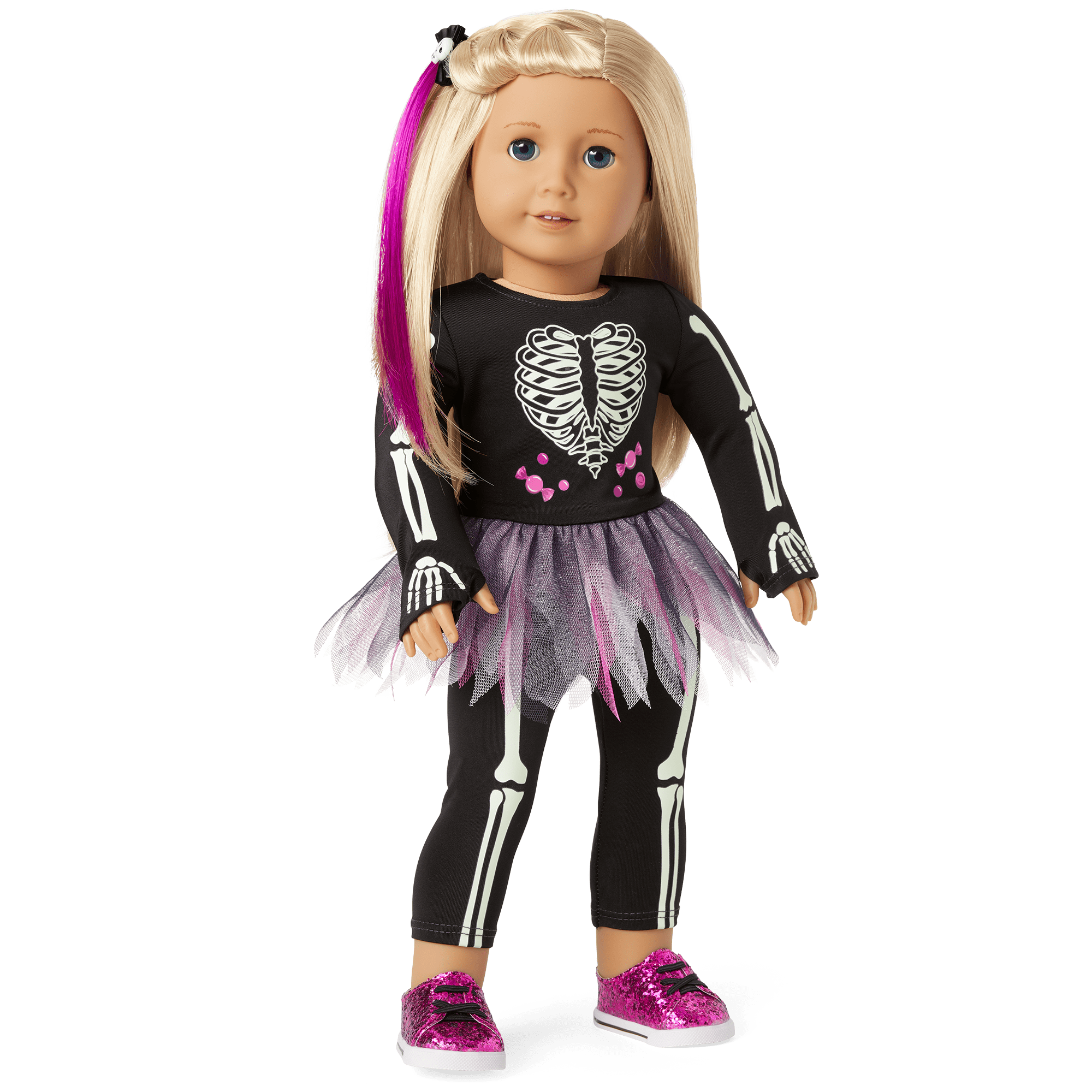 You Glow. Girl! Skeleton Costume for 18-inch Dolls - Image 2