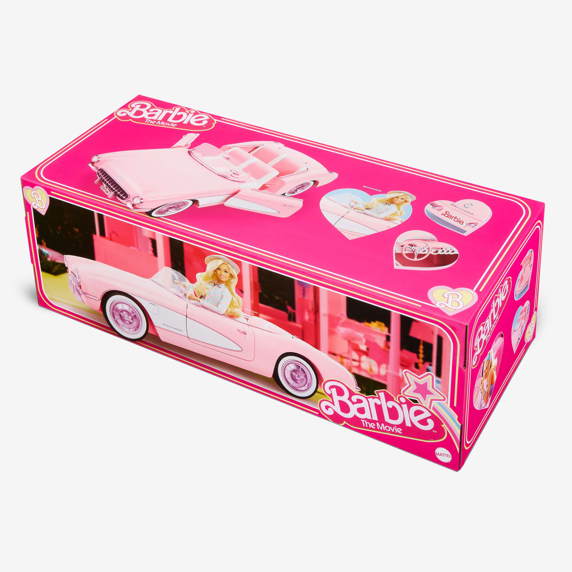 Barbie The Movie Pink Corvette Convertible - Image 13