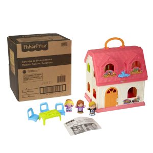 Fisher-Price Little People Toddler Playset With Sounds. Songs & Phrases. Surprise & Sounds Home. 7 Pieces