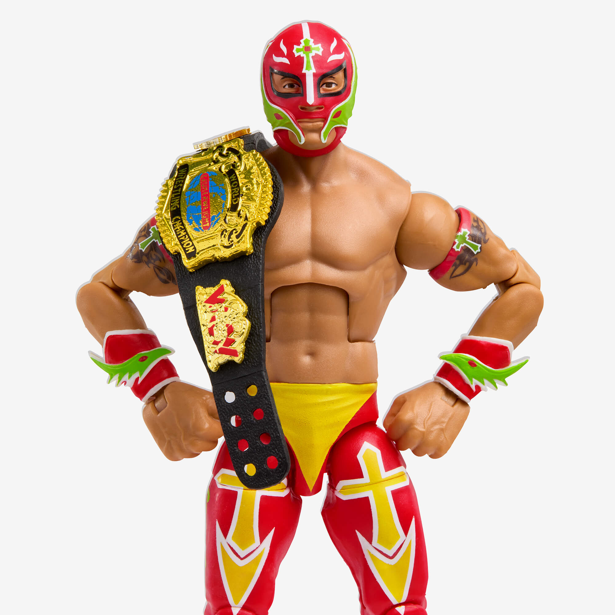 WWE Elite Collection Rey Mysterio Action Figure - Image 2