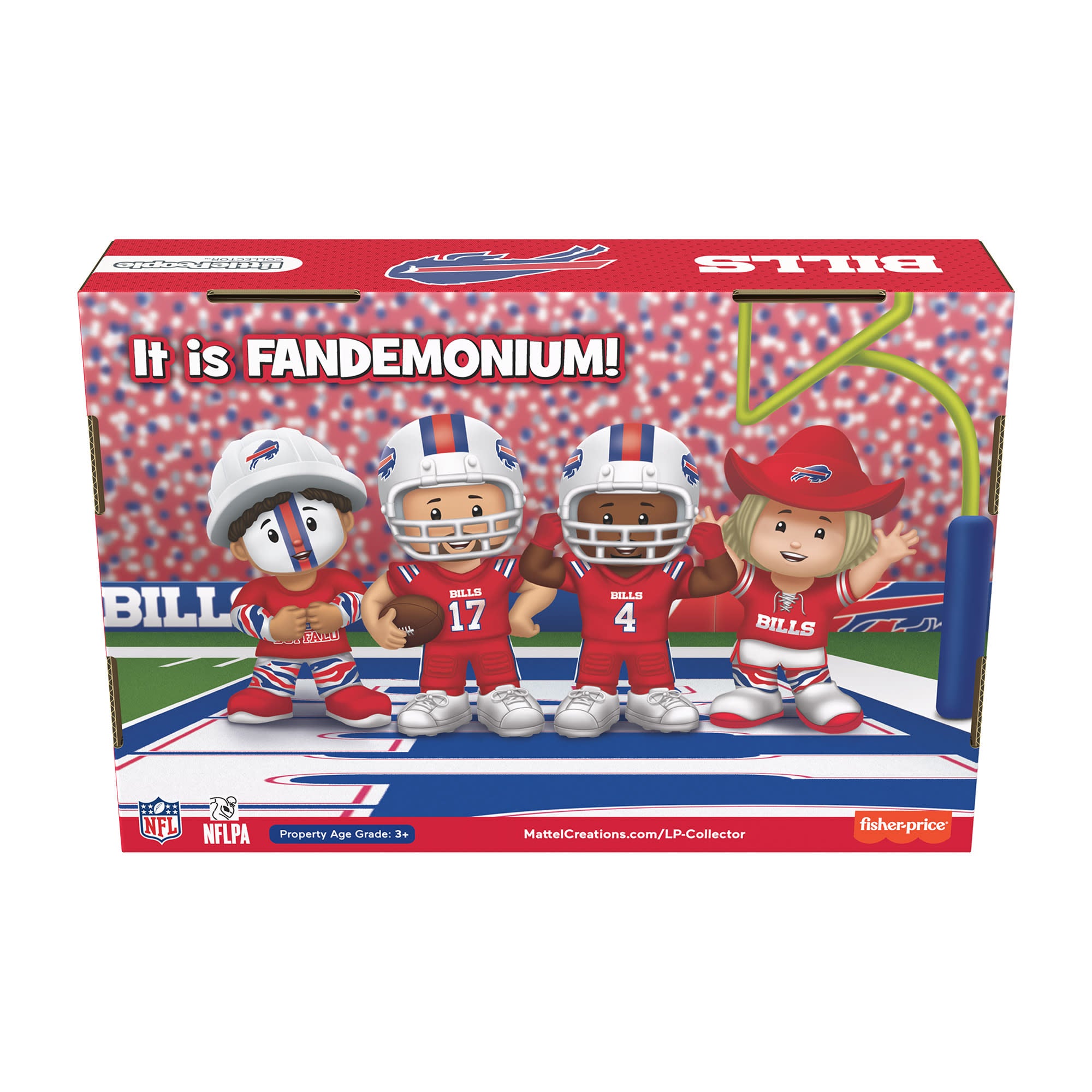 Little People Collector Buffalo Bills Alternate Jersey Figure Set - Image 8