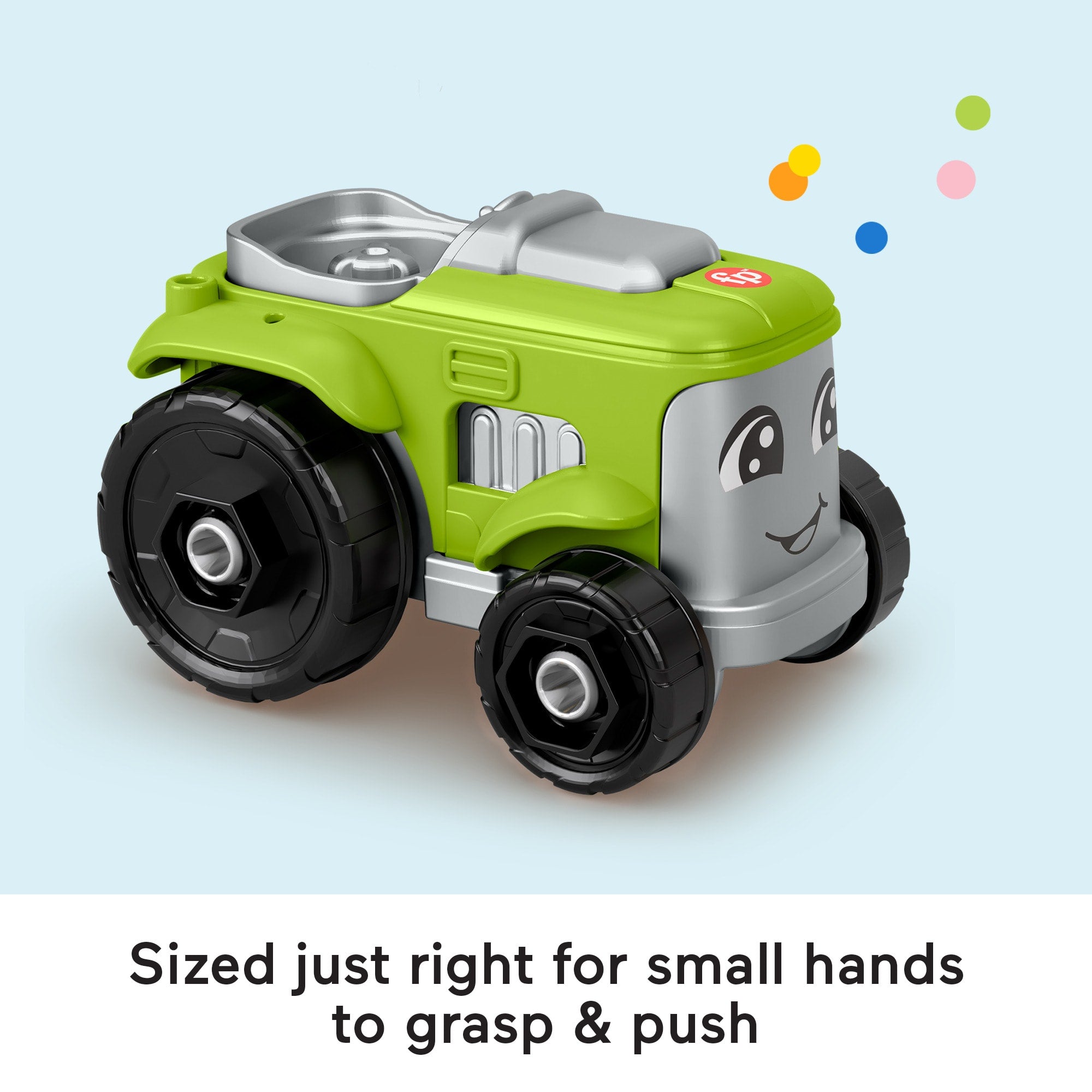 Fisher-Price Little People Tractor Farm Toy & Figure Set For Toddlers. 2 Pieces - Image 3