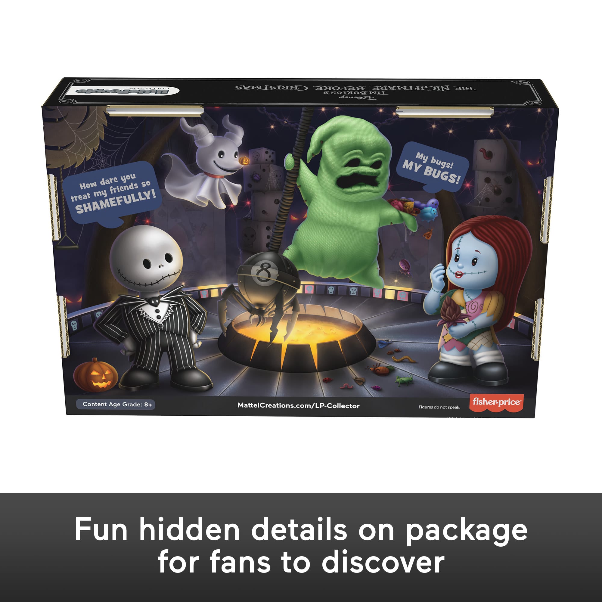 Little People Collector Disney Tim Burton's The Nightmare Before Christmas Set. 4 Figures - Image 6
