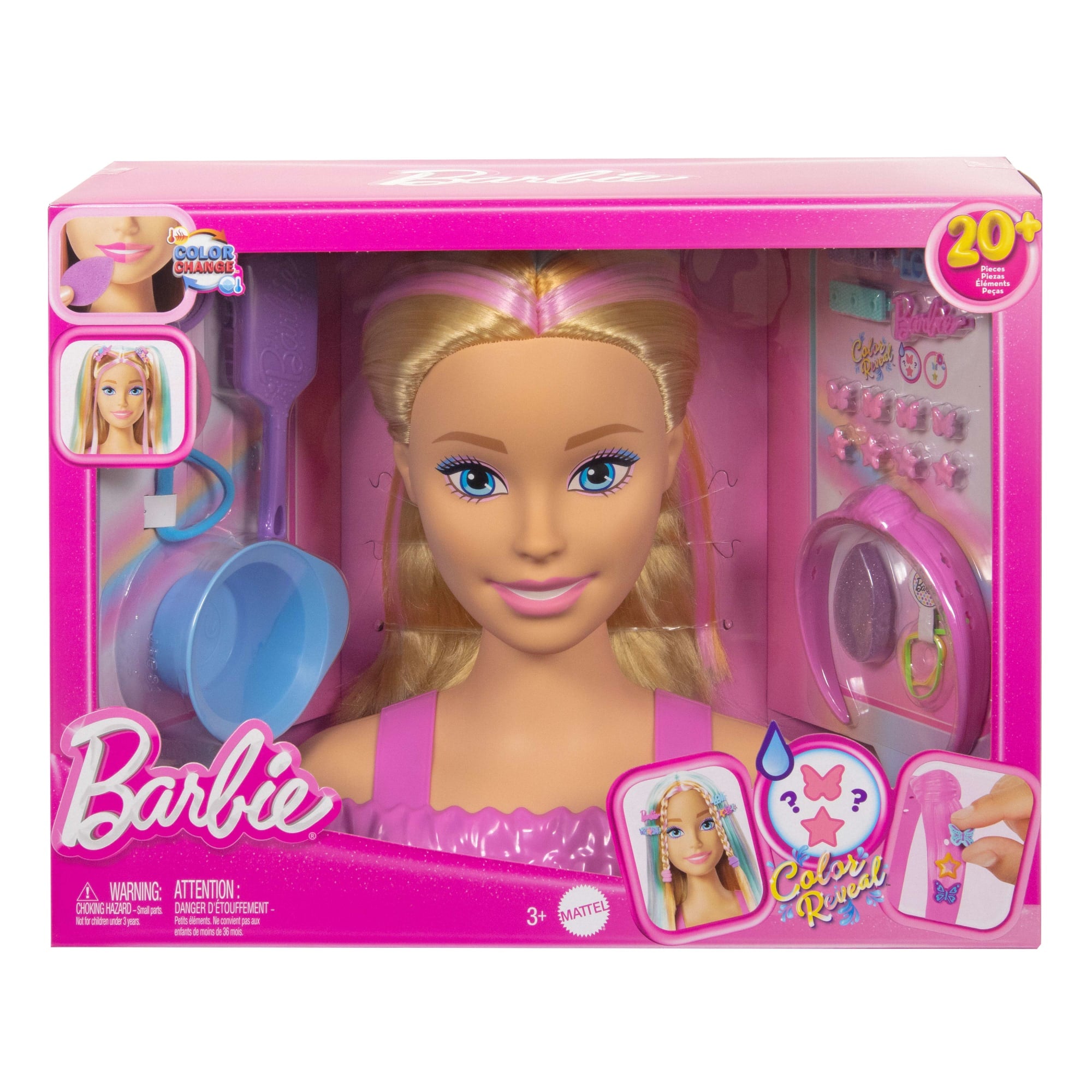 Barbie Tête à Coiffer. Cheveux Blonds. 20+ Accessoires - Image 6