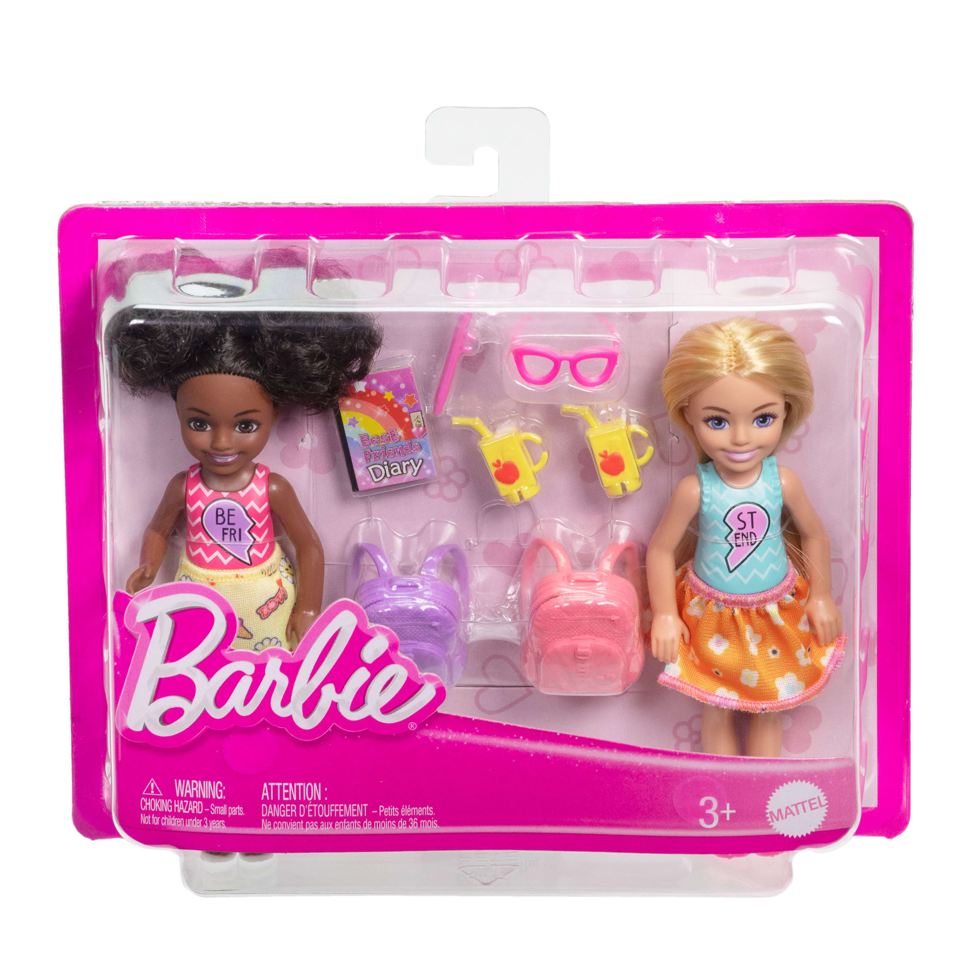 Barbie Chelsea Play Together Doll Pack. Set Of 2 Small Dolls & 7 Accessories Themed To Bffs - Image 6