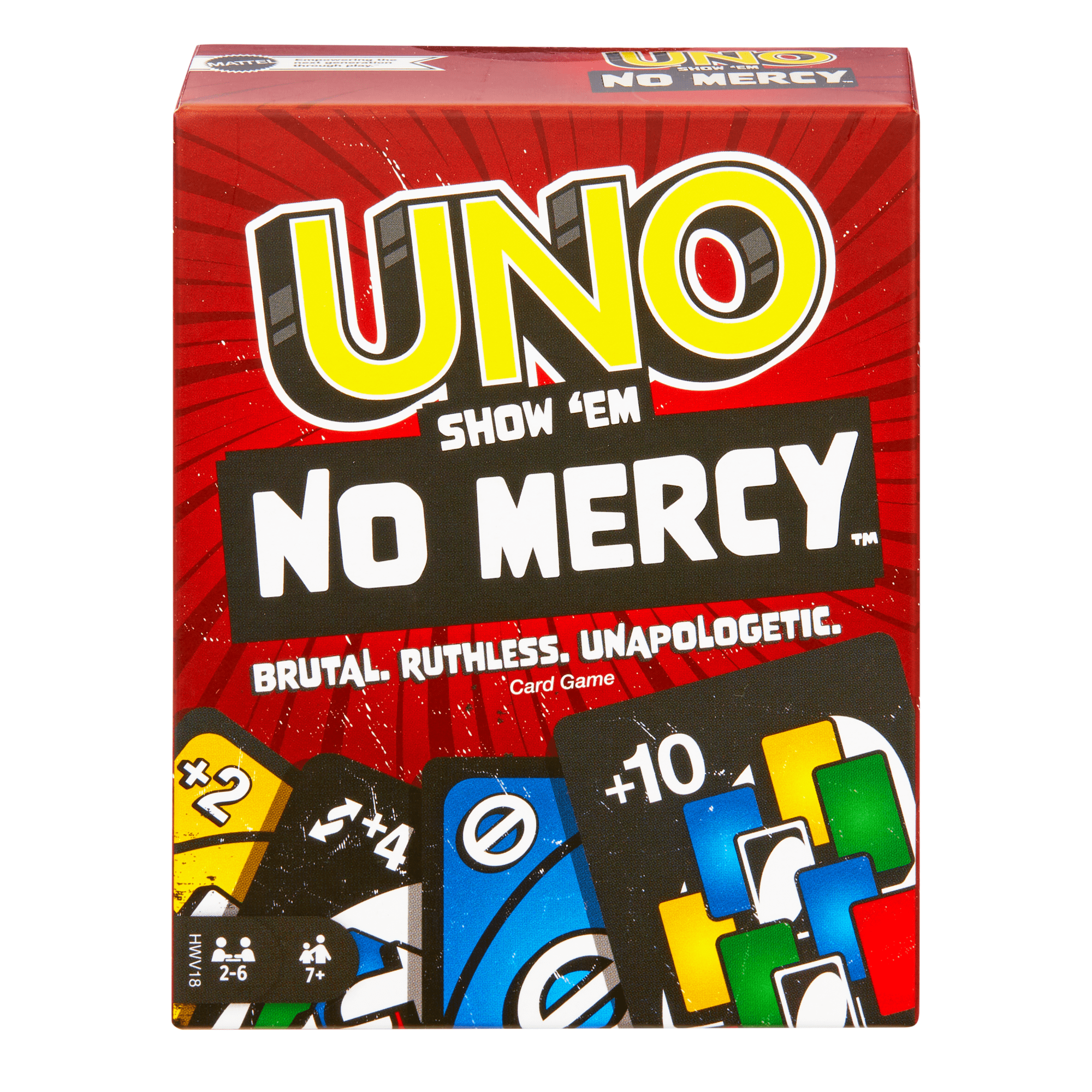 Uno Show 'Em No Mercy Jeu de Cartes Pour enfants et Adultes