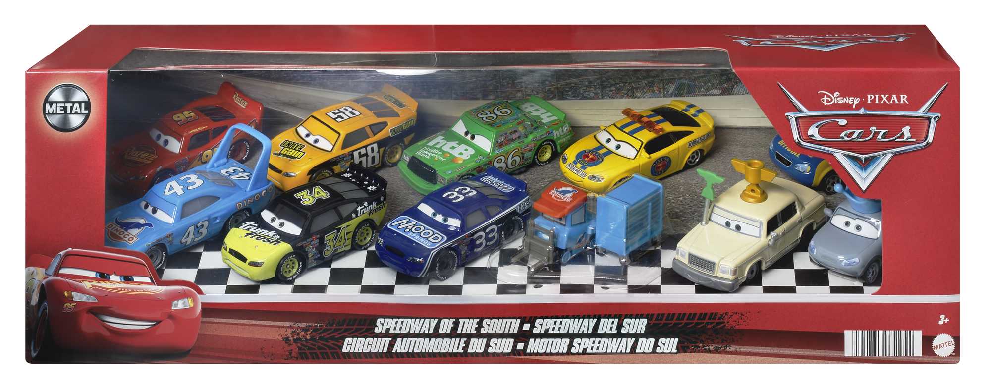 Disney And Pixar Cars Speedway Of The South 11-Pack Of Collectible Toy Cars - Image 6
