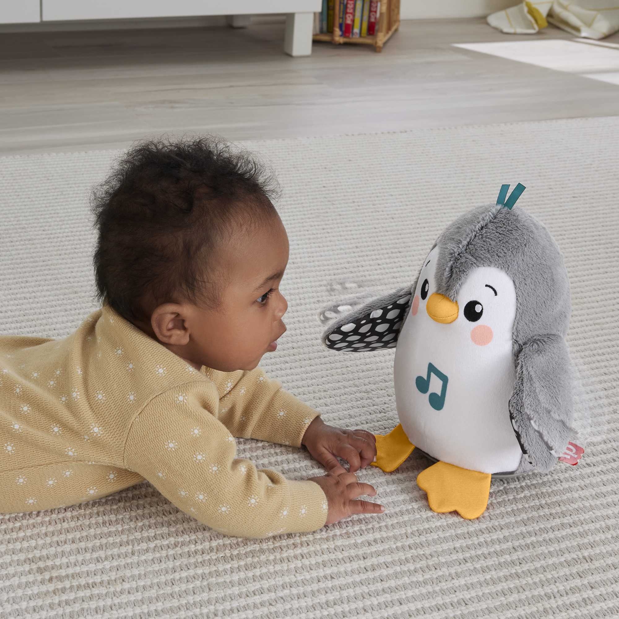 Fisher-Price-Peluche Musicale Manchot Culbuto Dès La Naissance - Image 3