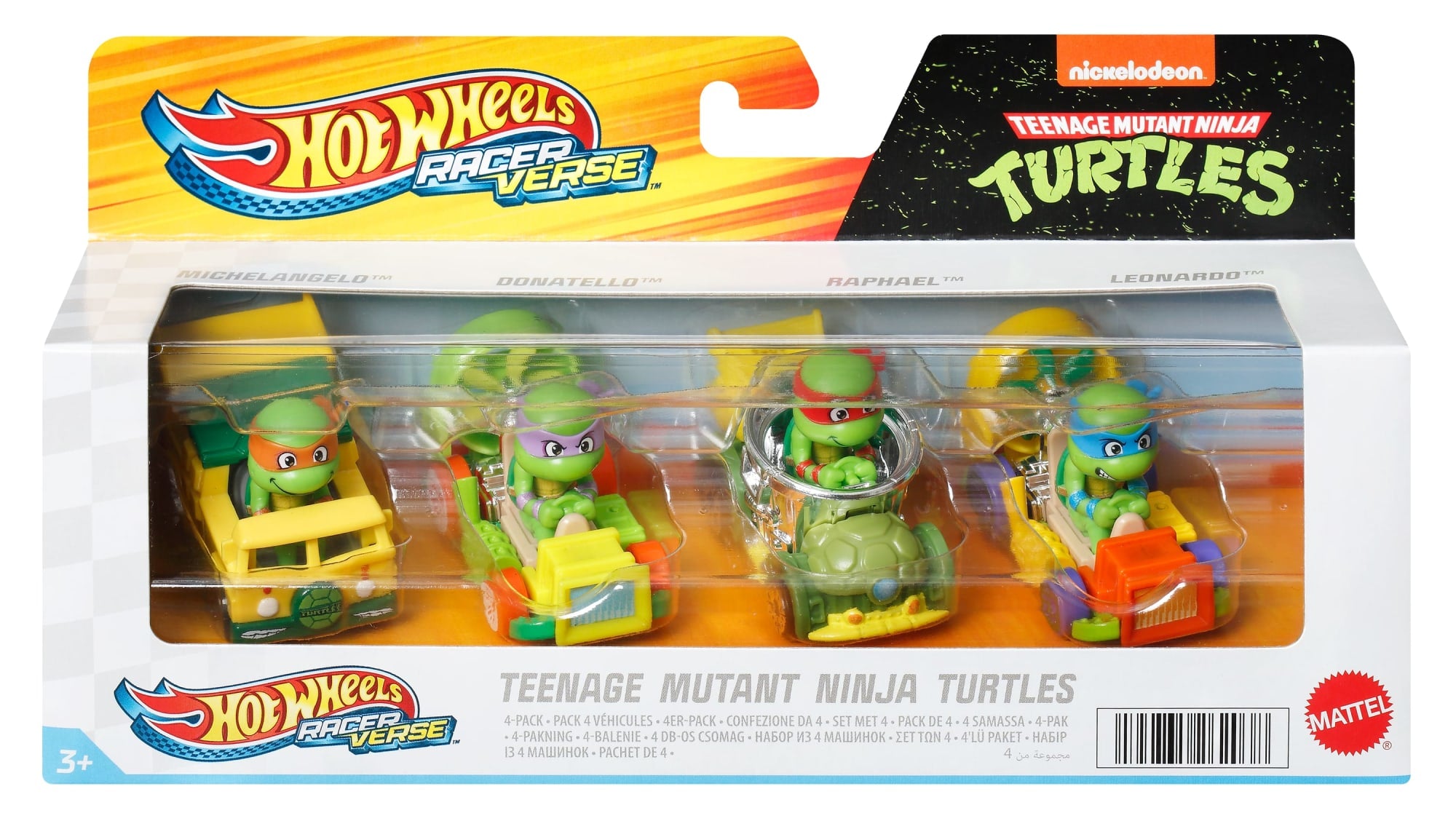 Hot Wheels Racerverse. Set Of 4 Die-Cast Hot Wheels Cars With Pop Culture Characters As Drivers - Image 6