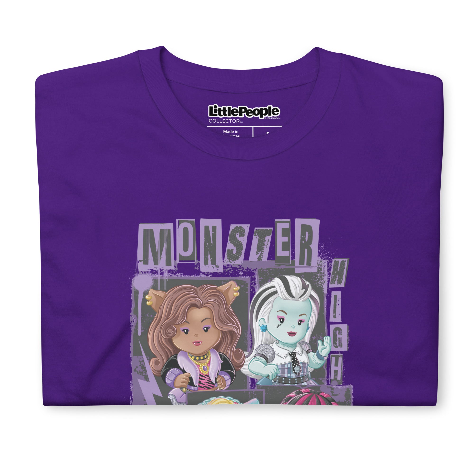 Little People Collector Monster High Purple T-Shirt - Image 4