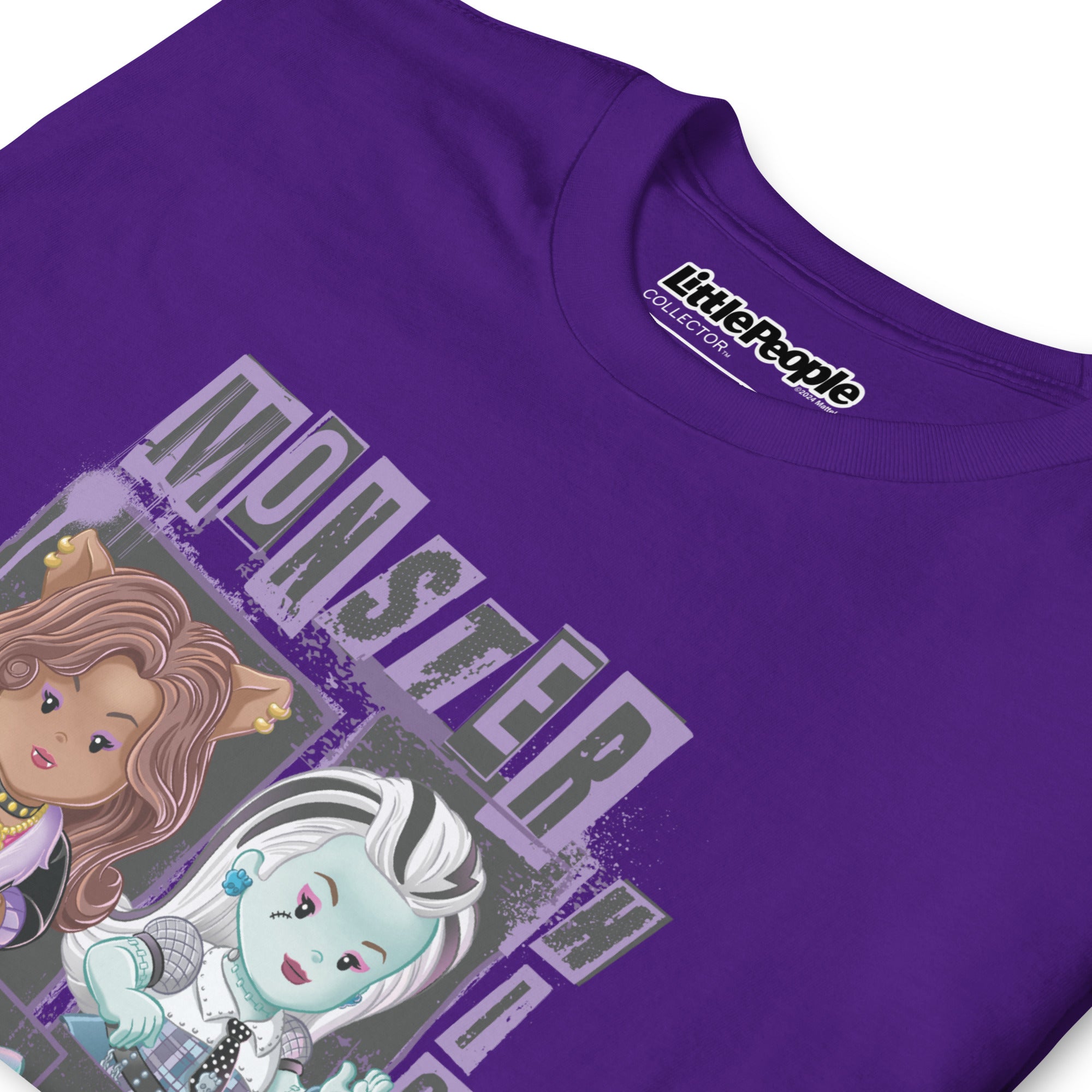 Little People Collector Monster High Purple T-Shirt - Image 3