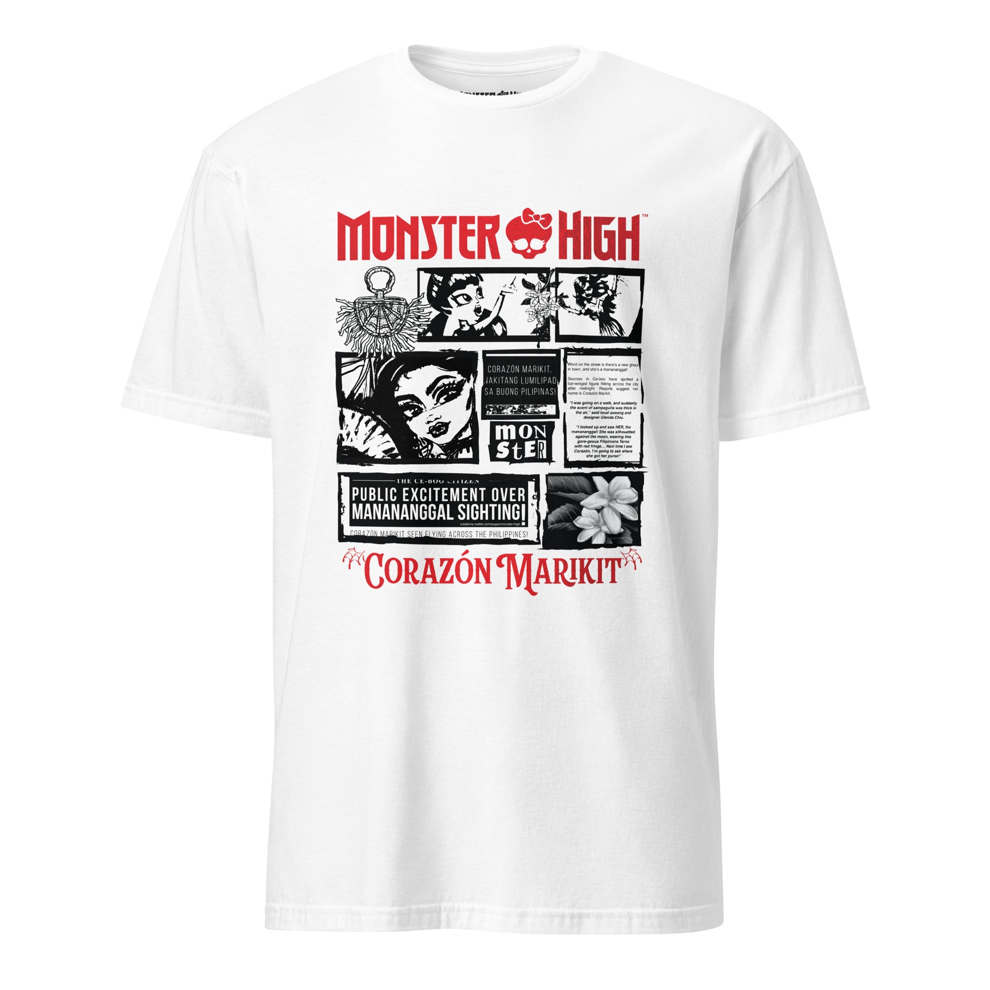 Monster High Corazon Marikit White T-Shirt - Image 3