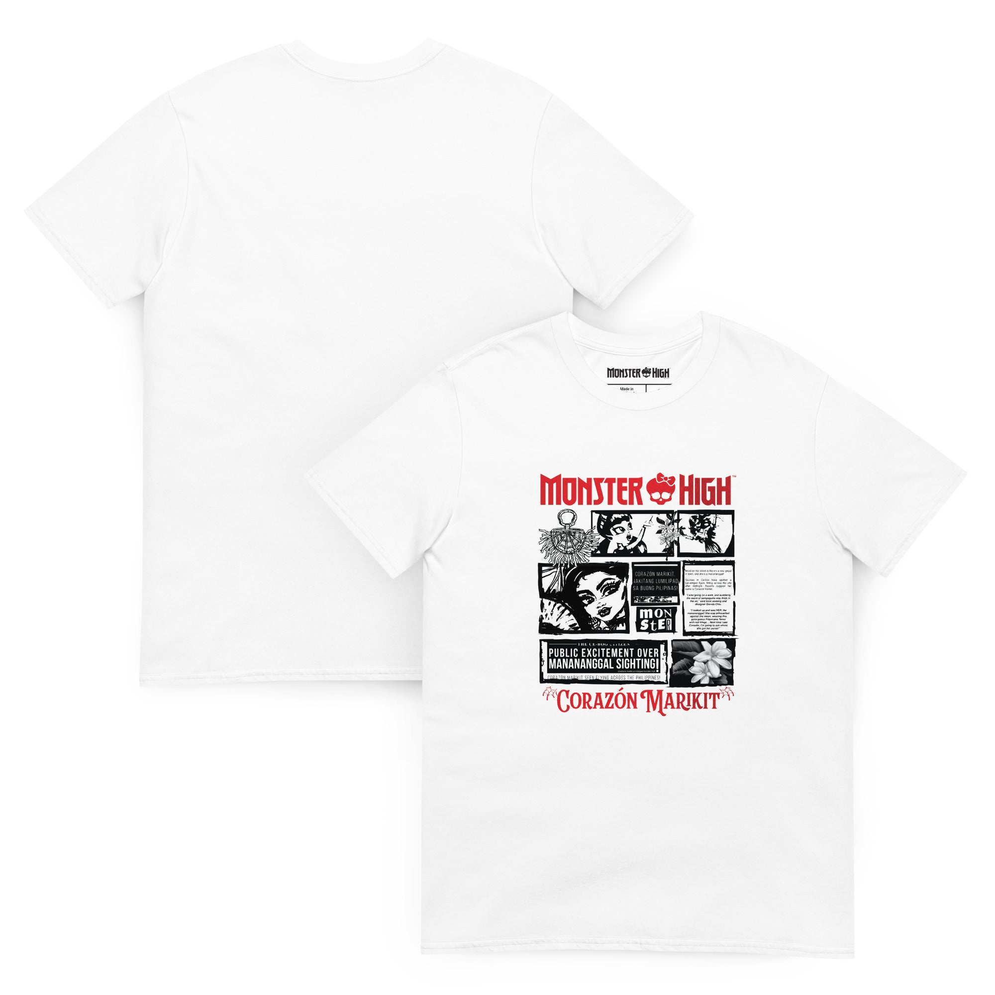Monster High Corazon Marikit White T-Shirt - Image 2