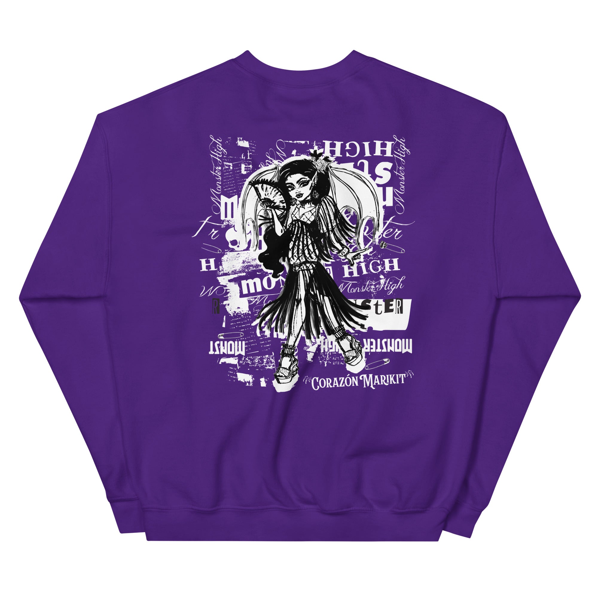 Monster High Corazon Marikit Purple Sweatshirt - Image 9