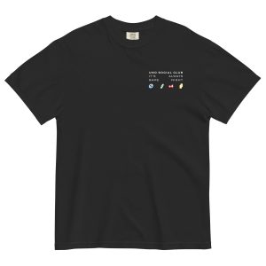 UNO Social Club Rules Black T-shirt