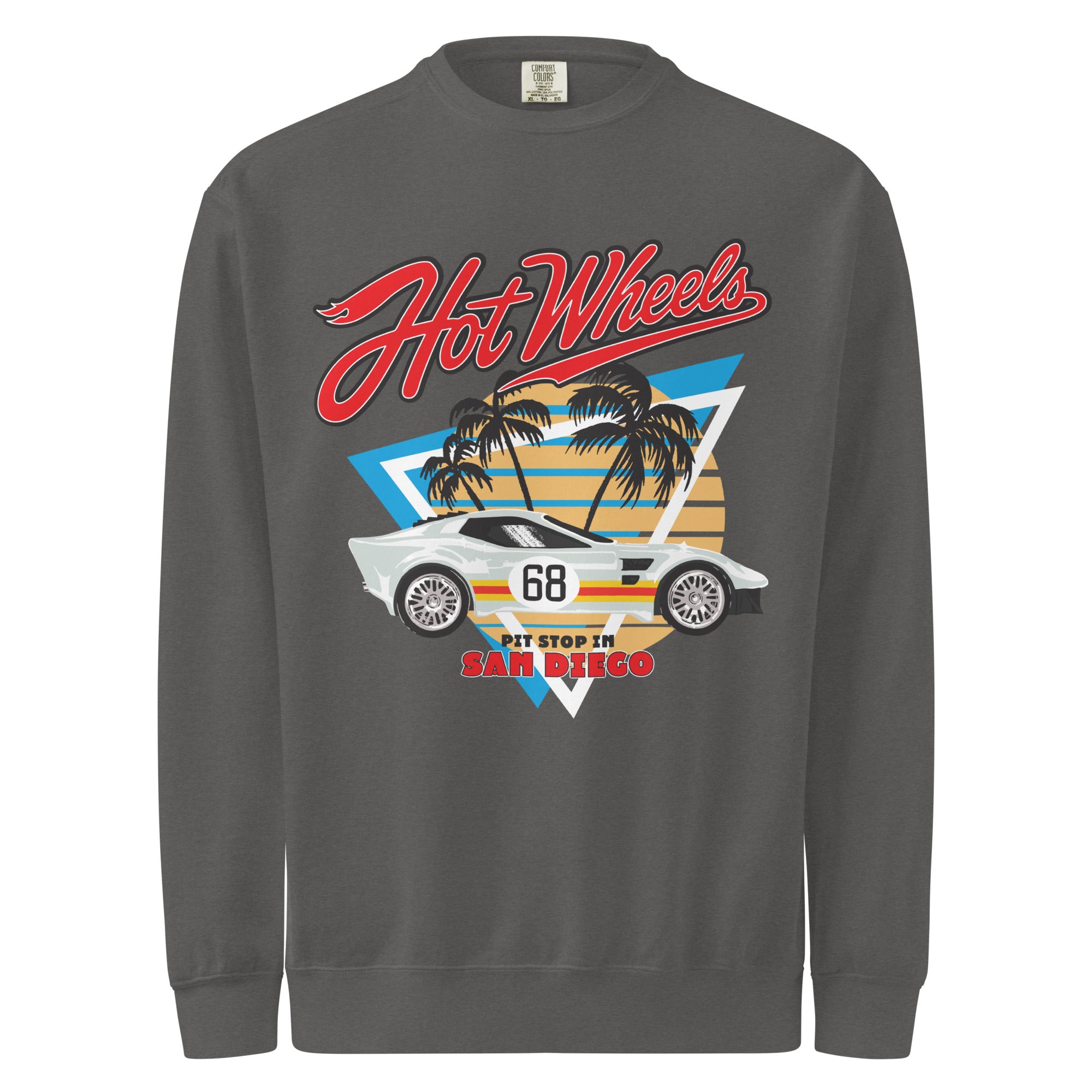 Hot Wheels Pit Stop Gray Sweatshirt - Image 4