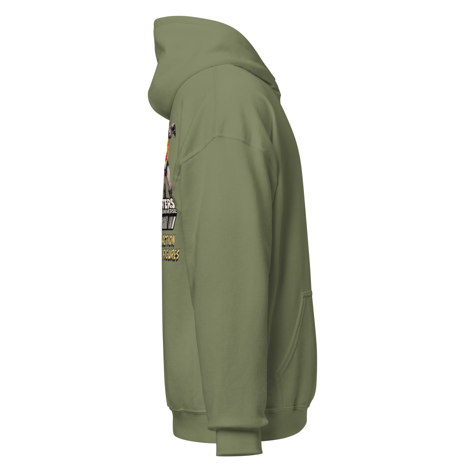 Masters of the Universe Still Plays with Action Figures Green Hoodie - Image 7