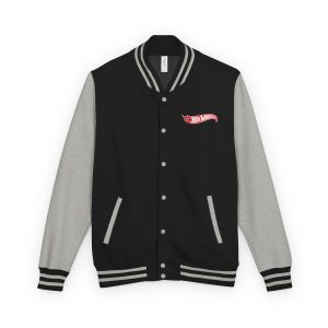 Hot Wheels Logo Black Varsity Jacket