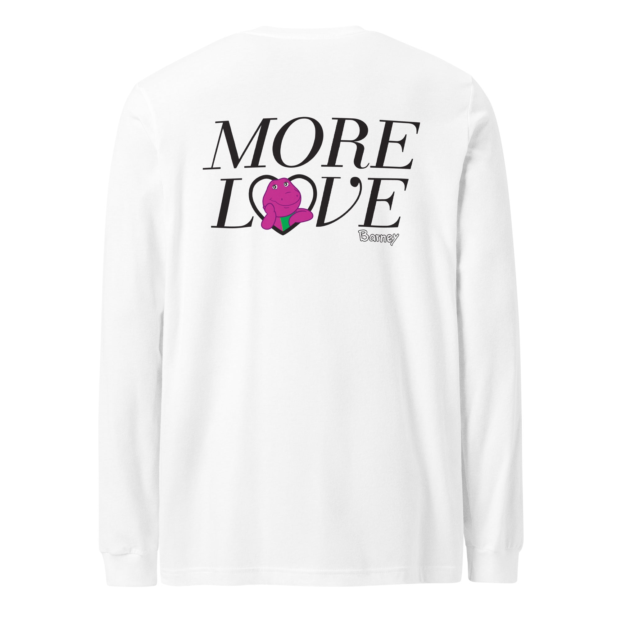 Barney Embroidered Love Club Long Sleeve T-Shirt - Image 4