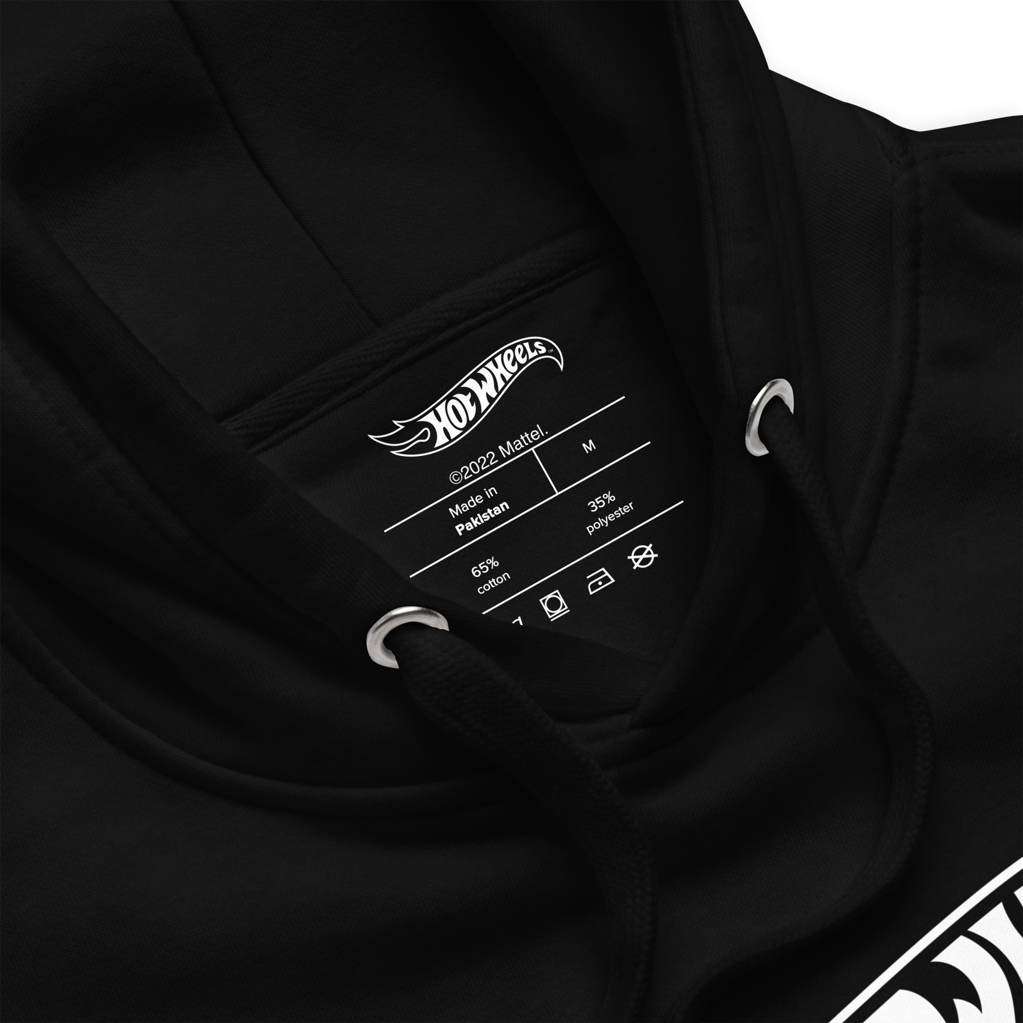Hot Wheels® Red Line Club® 20th Anniversary Silhouette Logo Black Hoodie - Image 3