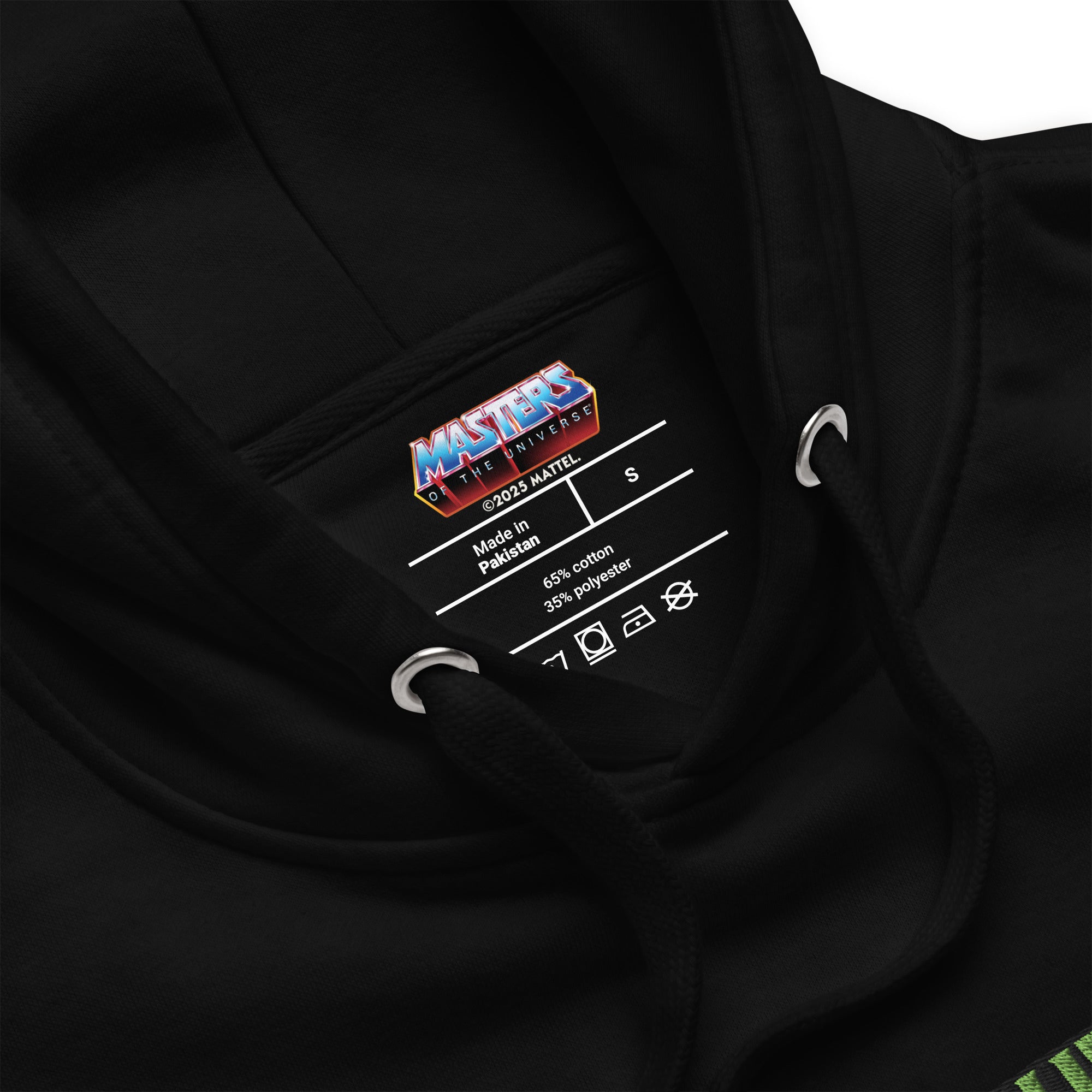 Masters of the Universe Club Grayskull Black Embroidered Hoodie - Image 10