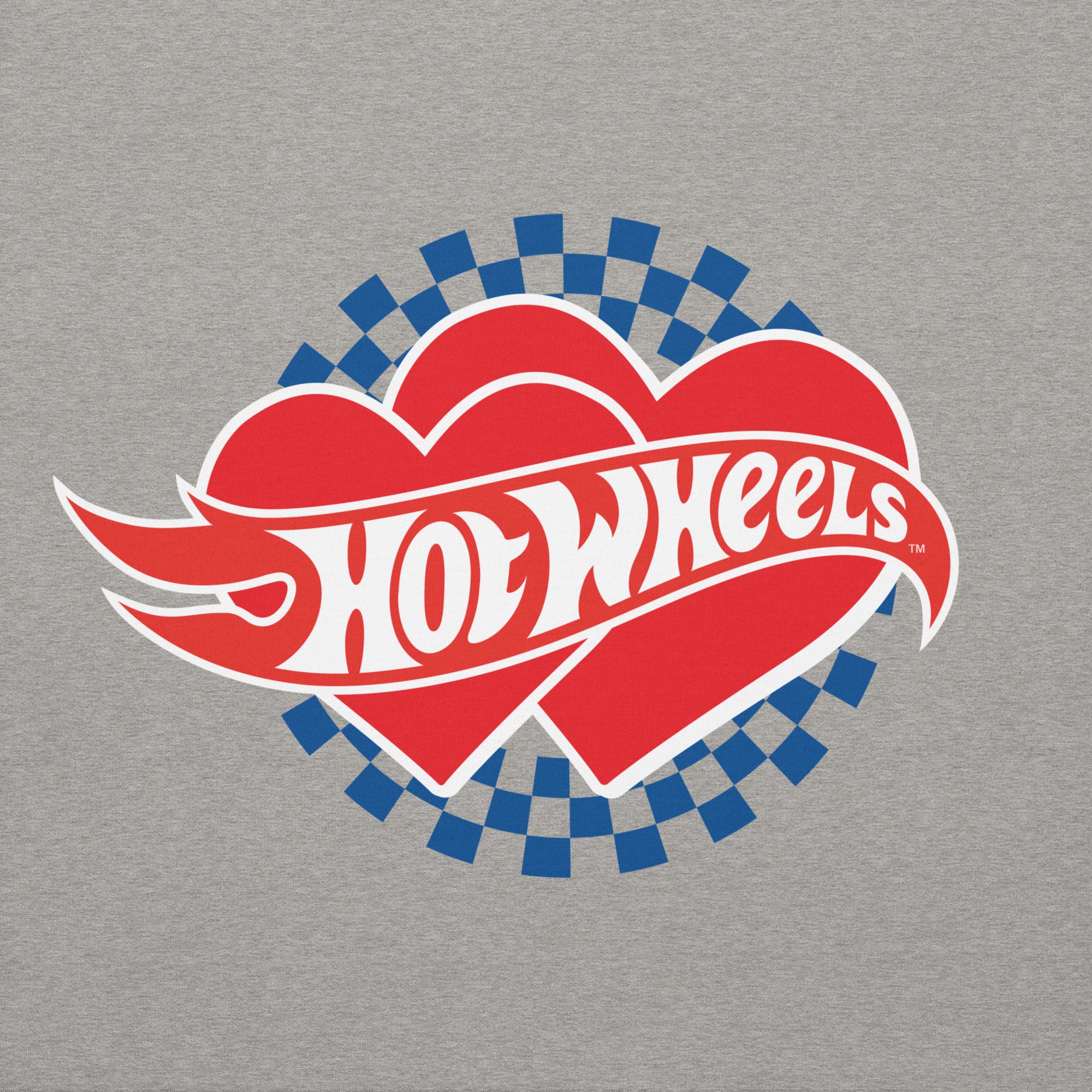 Hot Wheel Checkered Hearts Hoodie - Image 3