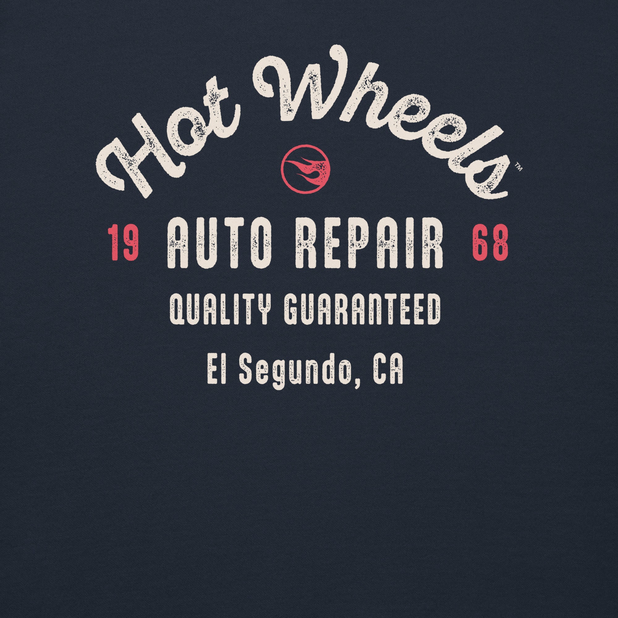 Hot Wheels Customizable Auto Repair Mechanic Navy Hoodie - Image 6