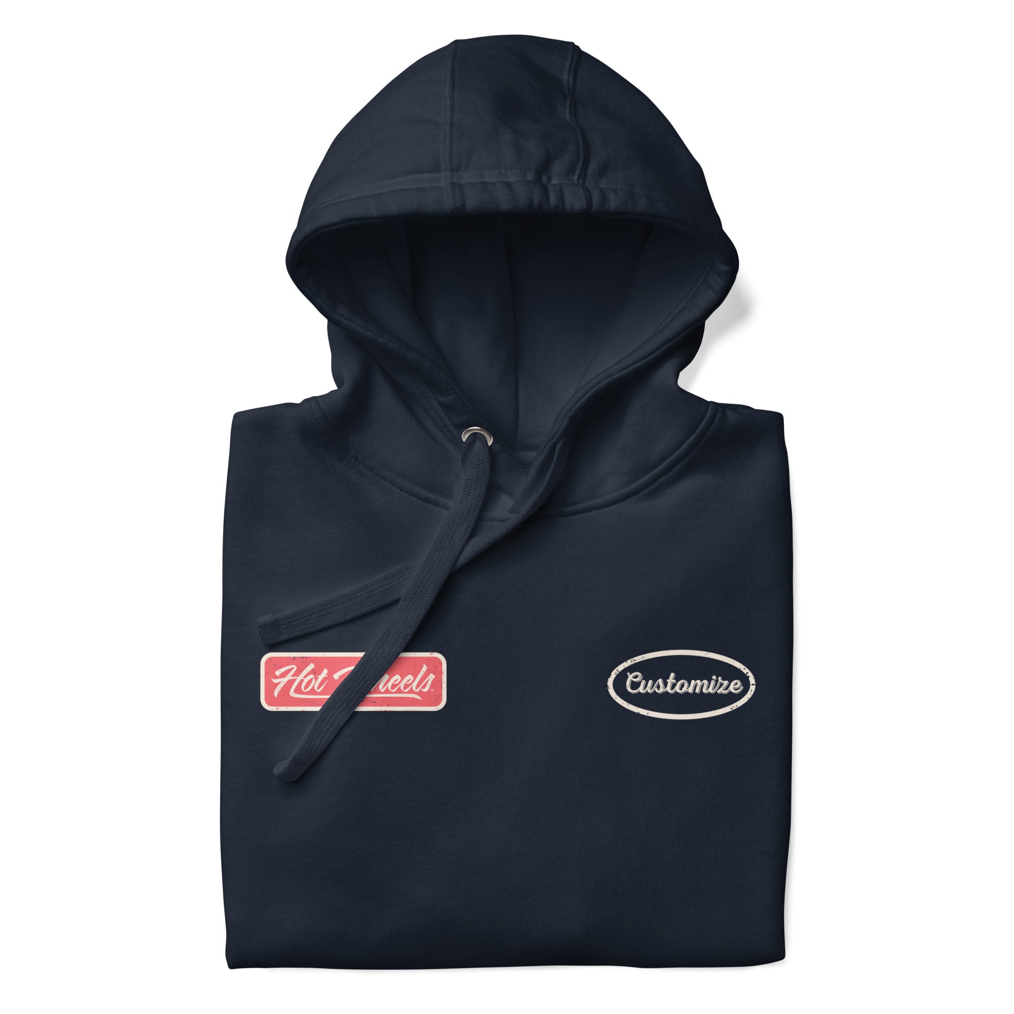 Hot Wheels Customizable Auto Repair Mechanic Navy Hoodie - Image 2