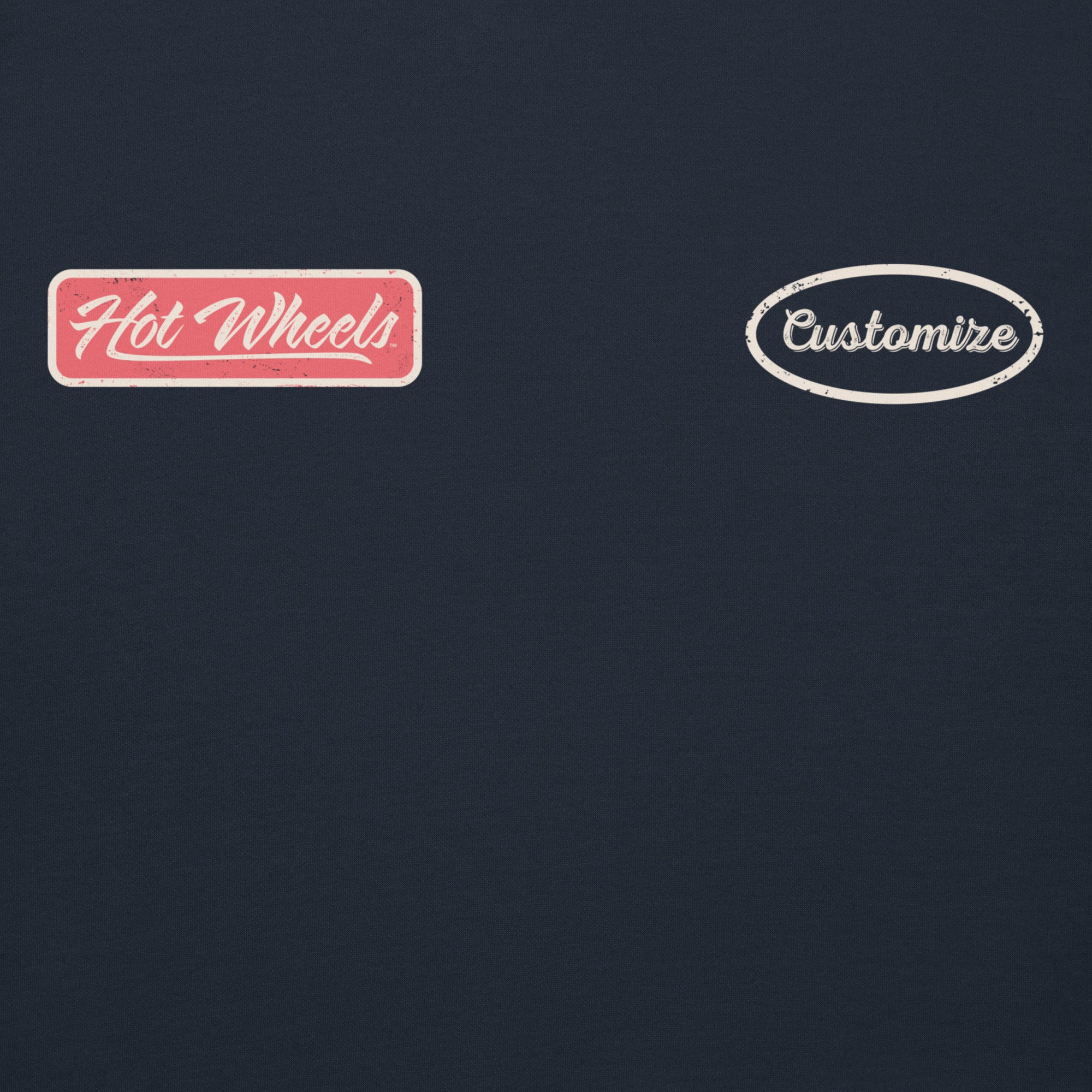 Hot Wheels Customizable Auto Repair Mechanic Navy Hoodie - Image 5