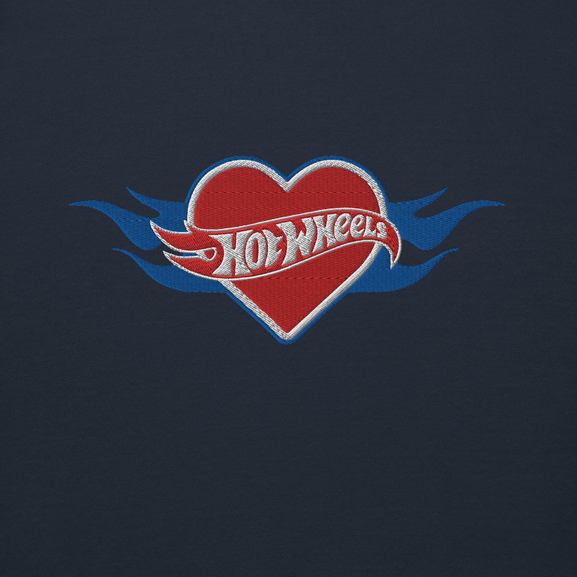 Hot Wheels Heart with Flame Hoodie - Image 3