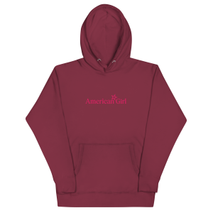 American Girl® Burgundy Hoodie for Adults