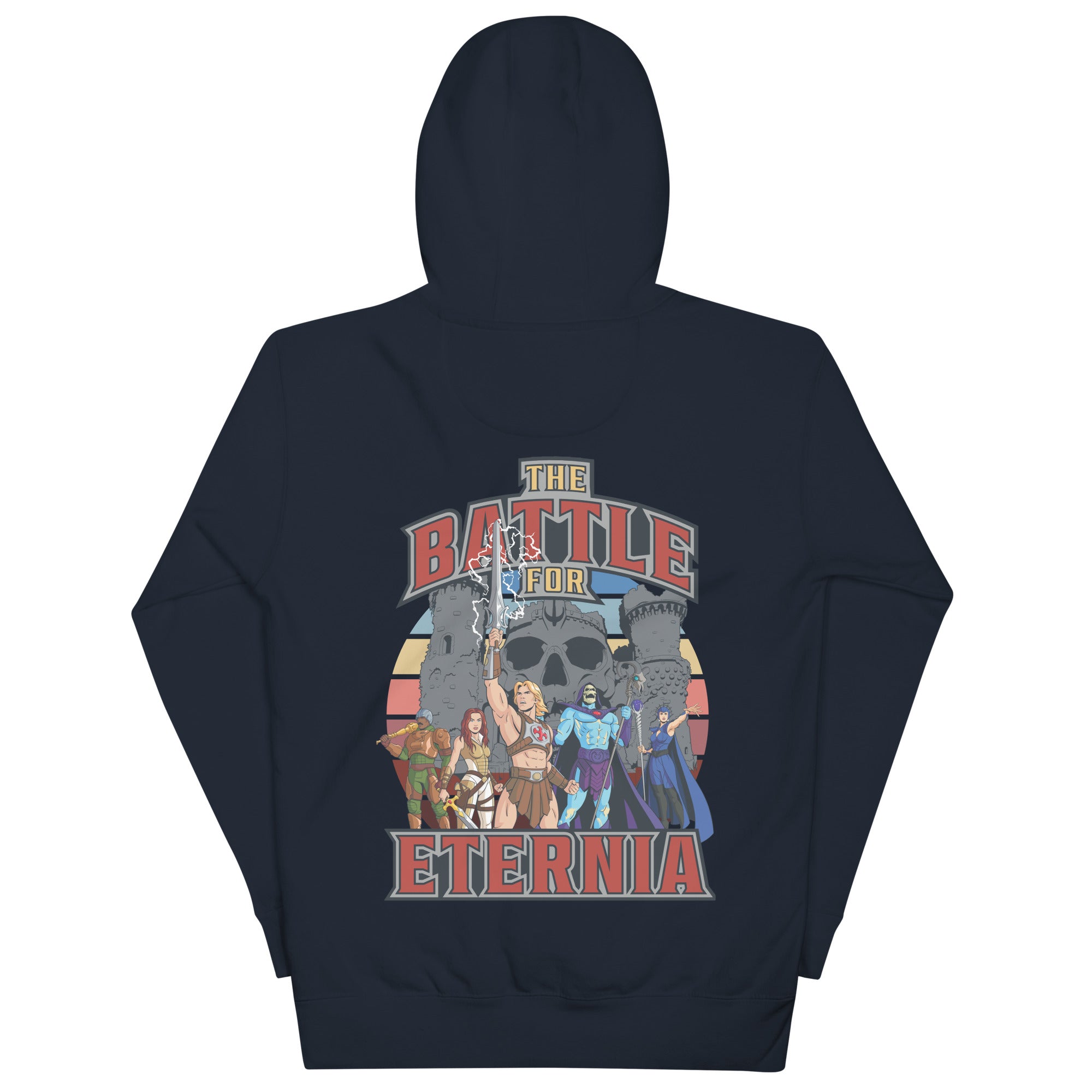 Masters of the Universe Movie Battle for Eternia Navy Hoodie - Image 7